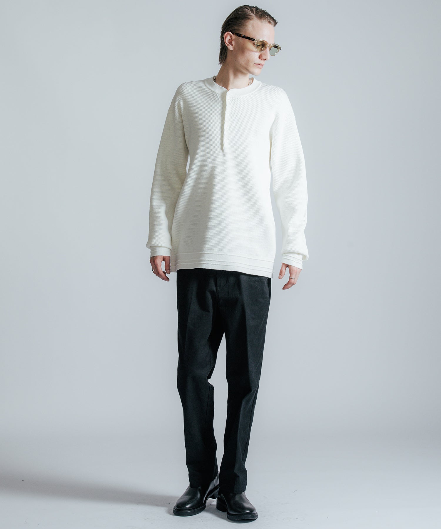 HENRY NECK THERMAL LONG SLEEVE