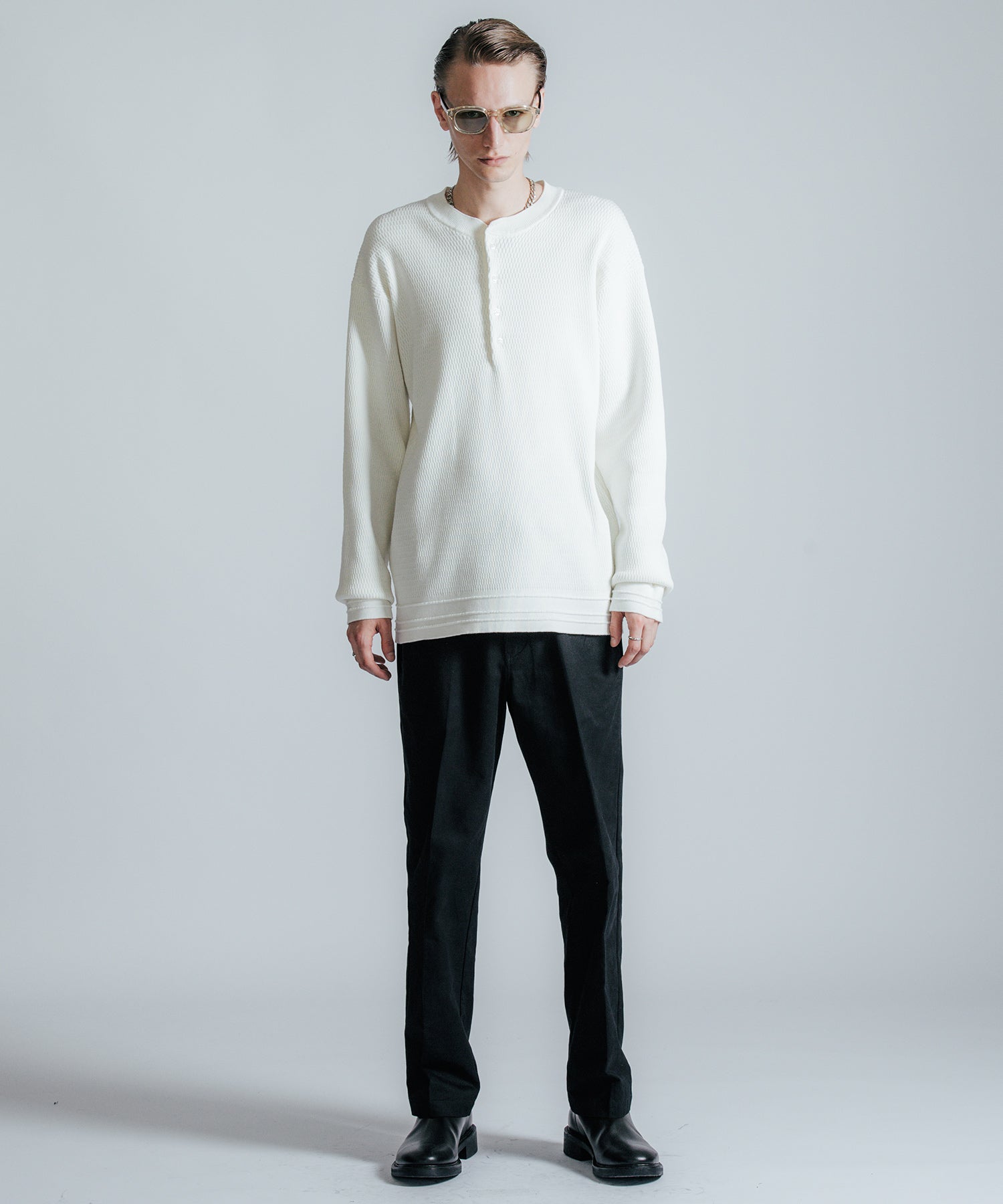 HENRY NECK THERMAL LONG SLEEVE