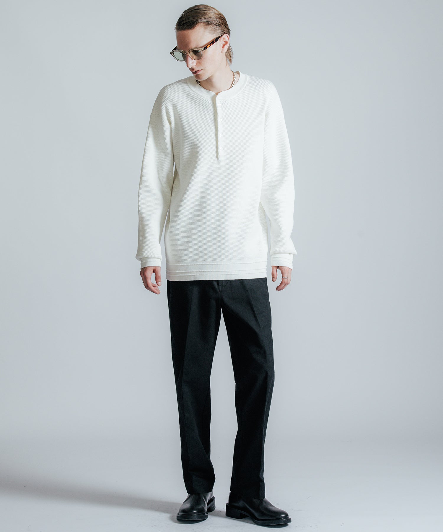 HENRY NECK THERMAL LONG SLEEVE