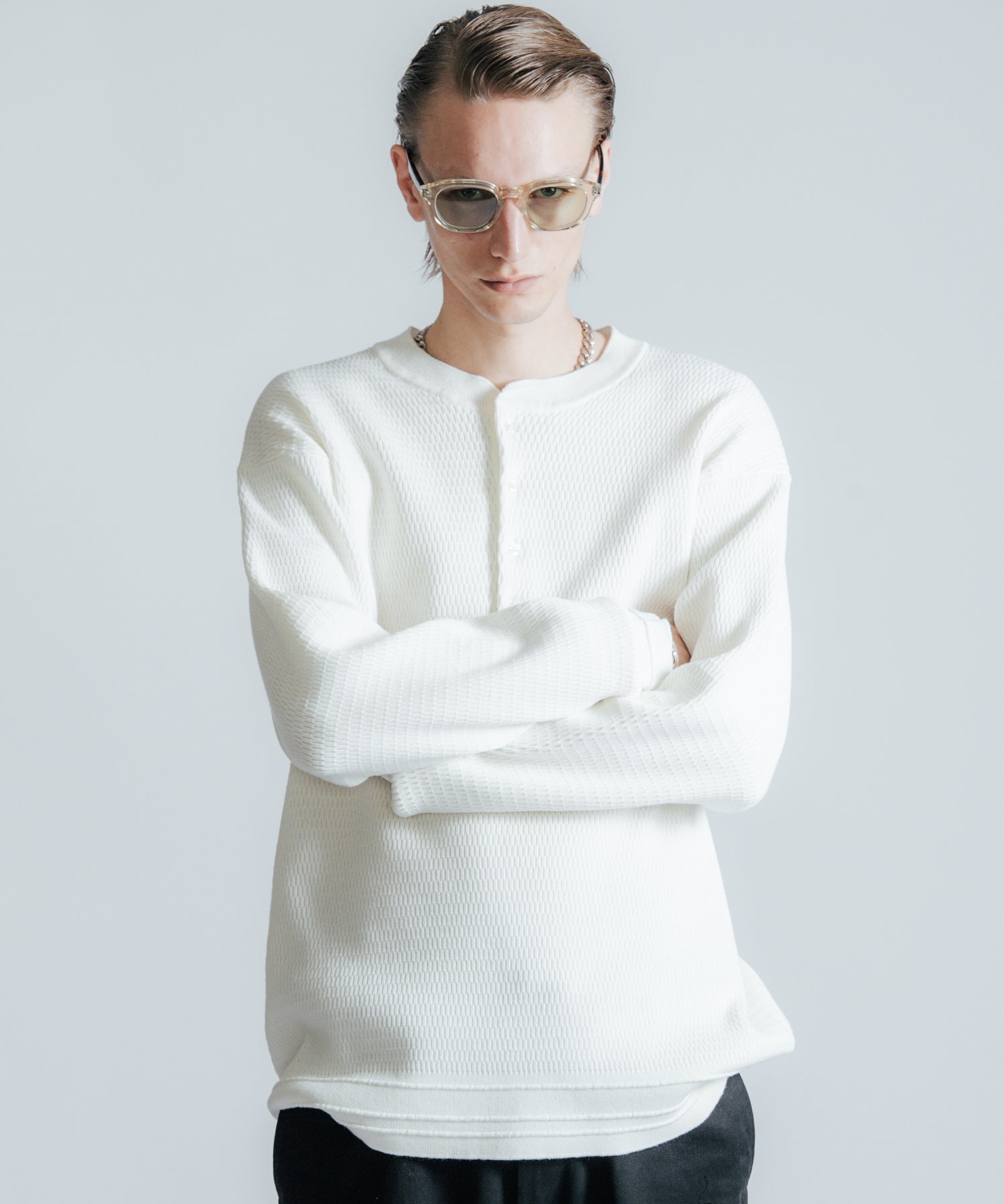 HENRY NECK THERMAL LONG SLEEVE