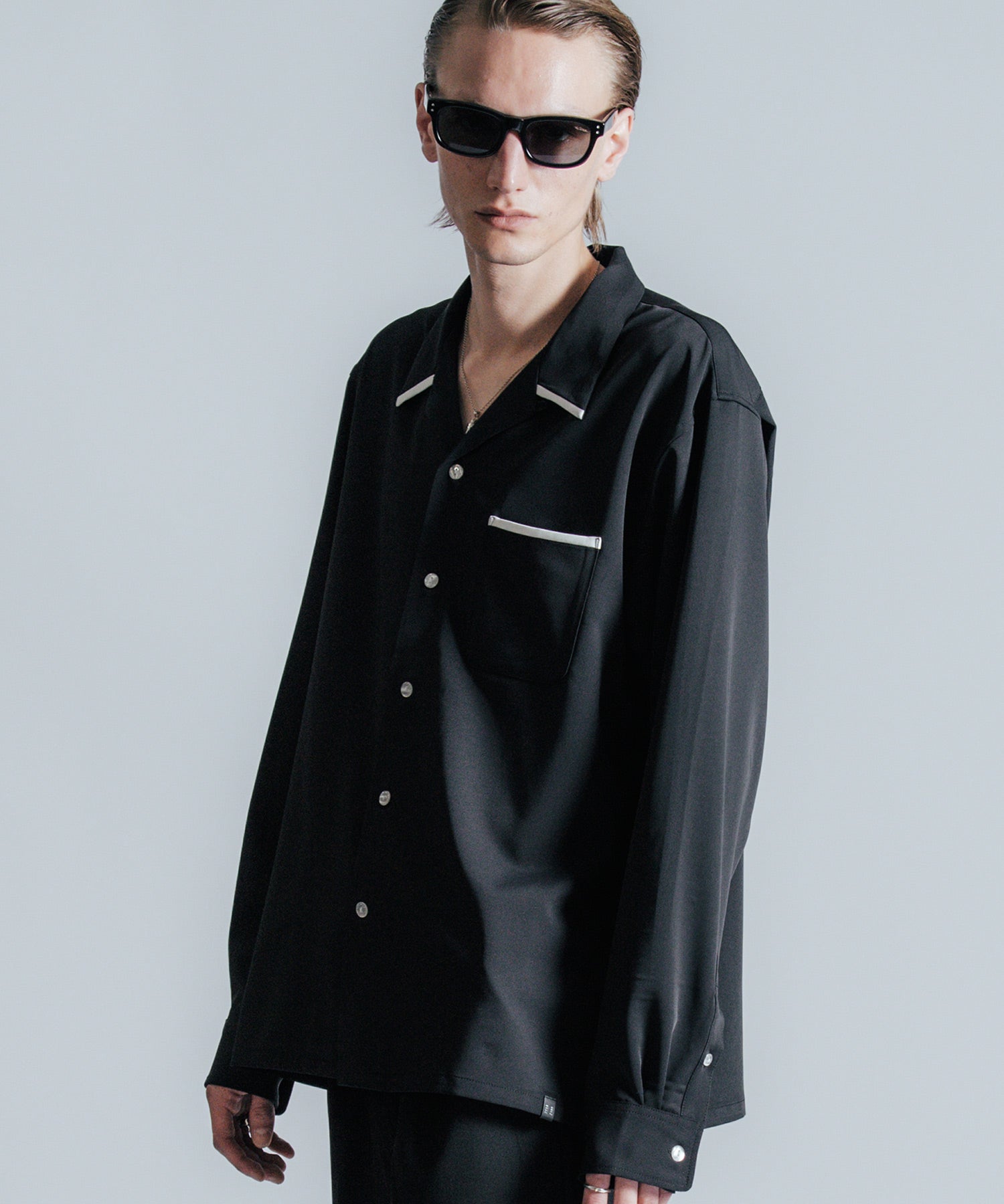 BICOLOR OPEN SHIRT