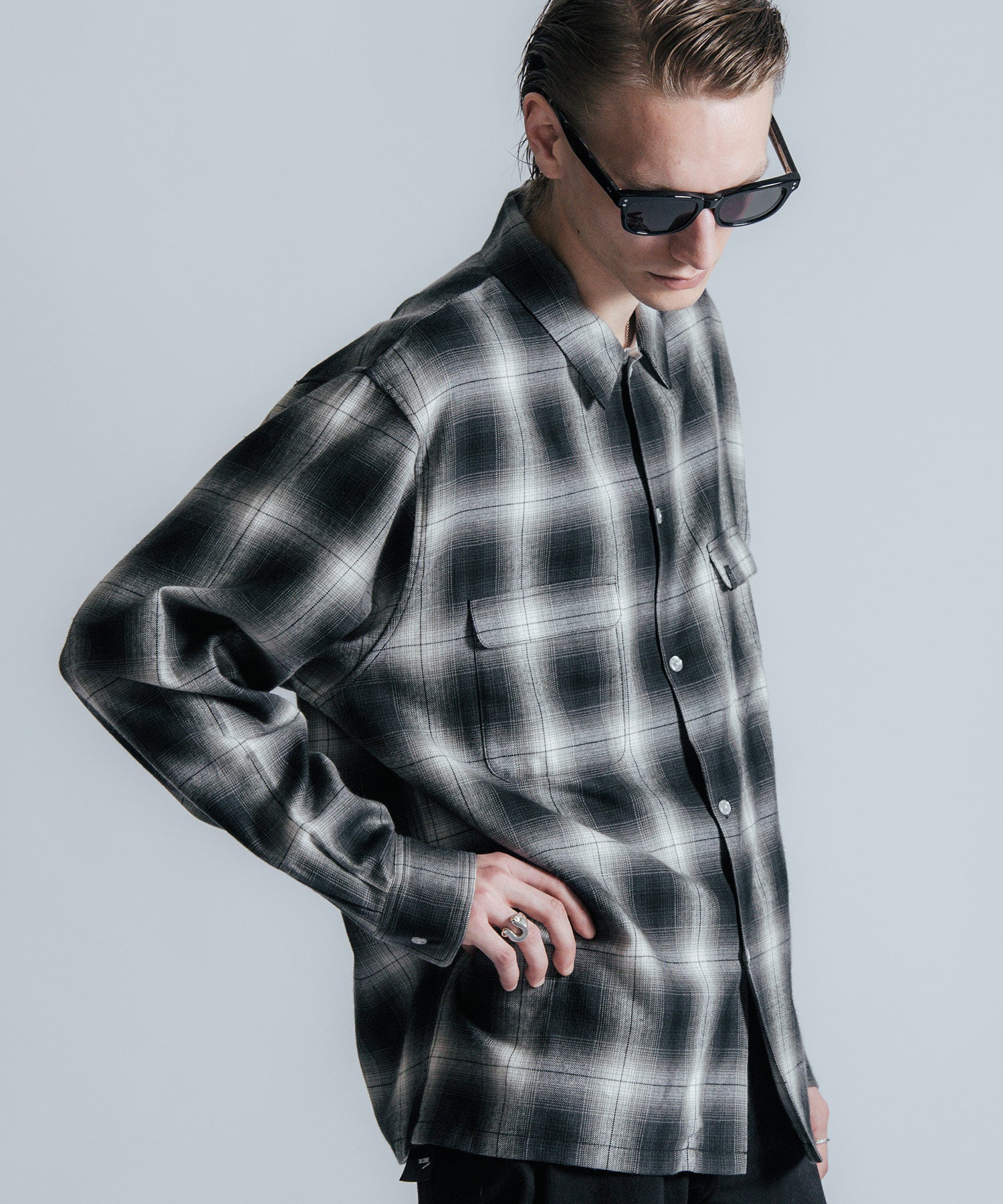 OMBRE CHECK SHIRT