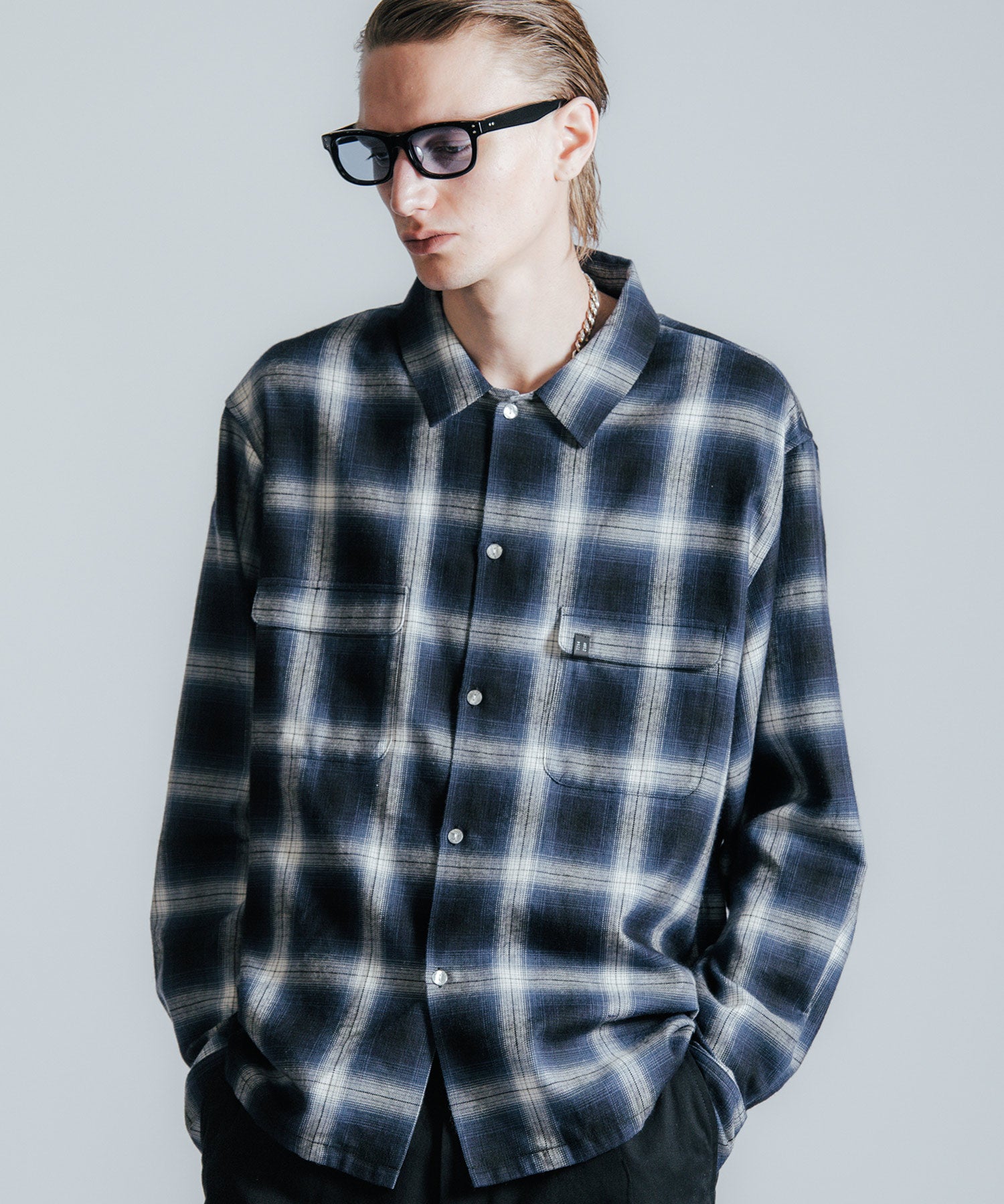 OMBRE CHECK SHIRT