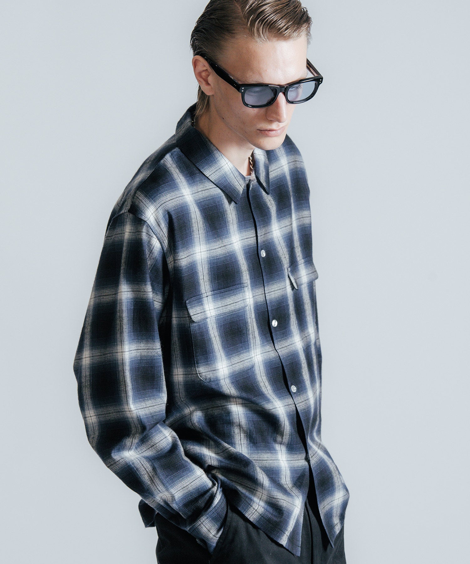 OMBRE CHECK SHIRT