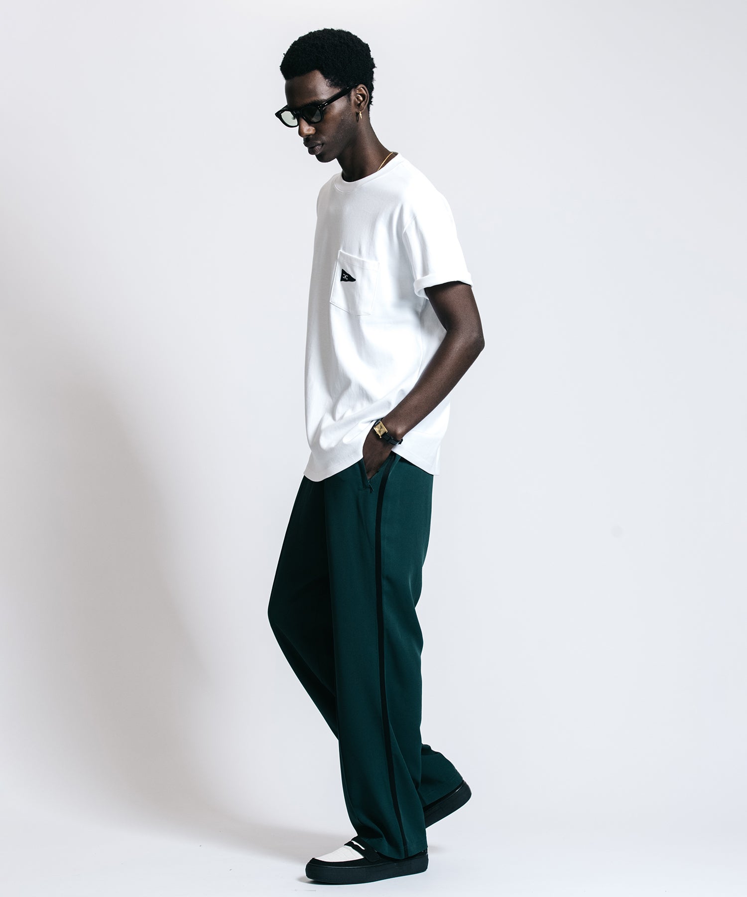 FLAG LOGO POCKET T SHIRT