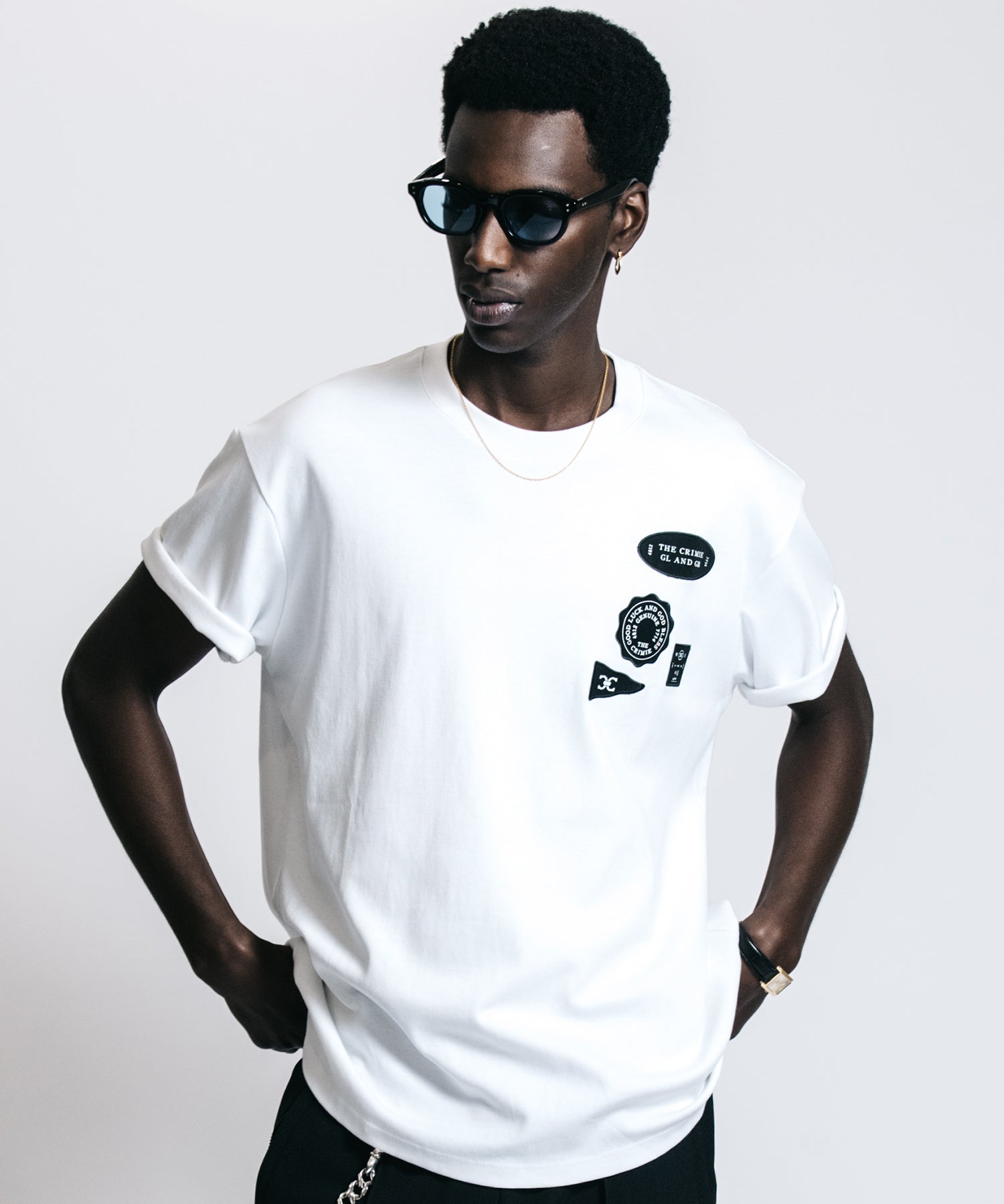 SIGNATURE PATCHWORK T SHIRT