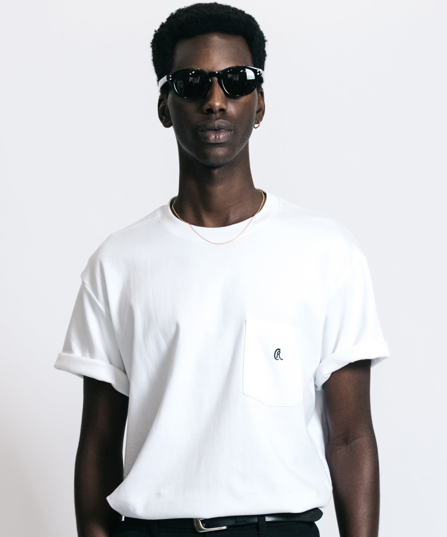 CR EMBROIDERY POCKET T SHIRT