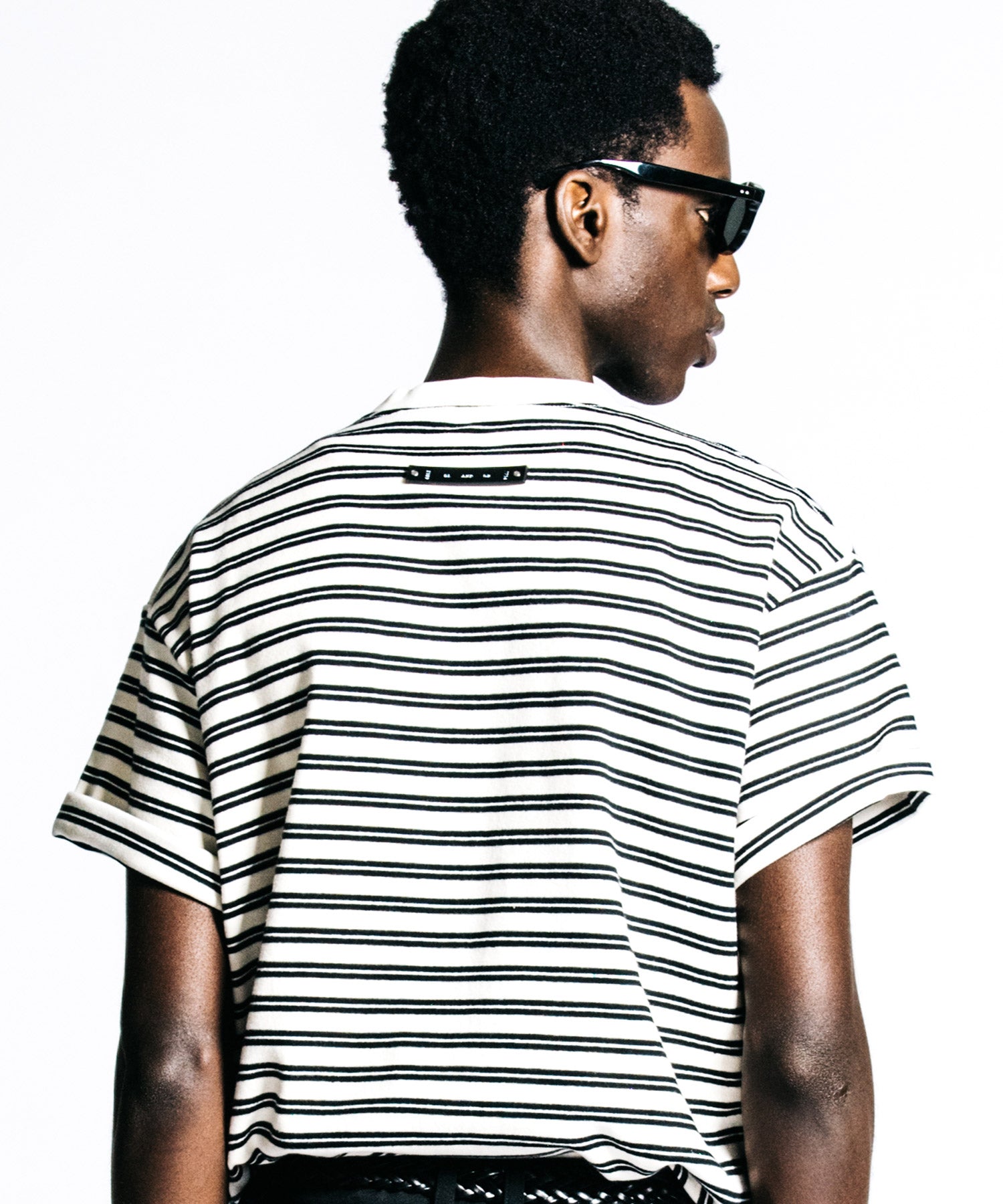 HEAVY OZ FLAG LOGO BORDER POCKET T SHIRT