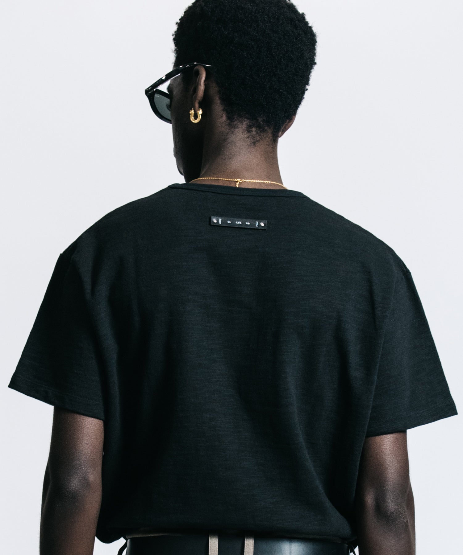 HEAVY OZ SLUB BINDER NECK POCKET T SHIRT