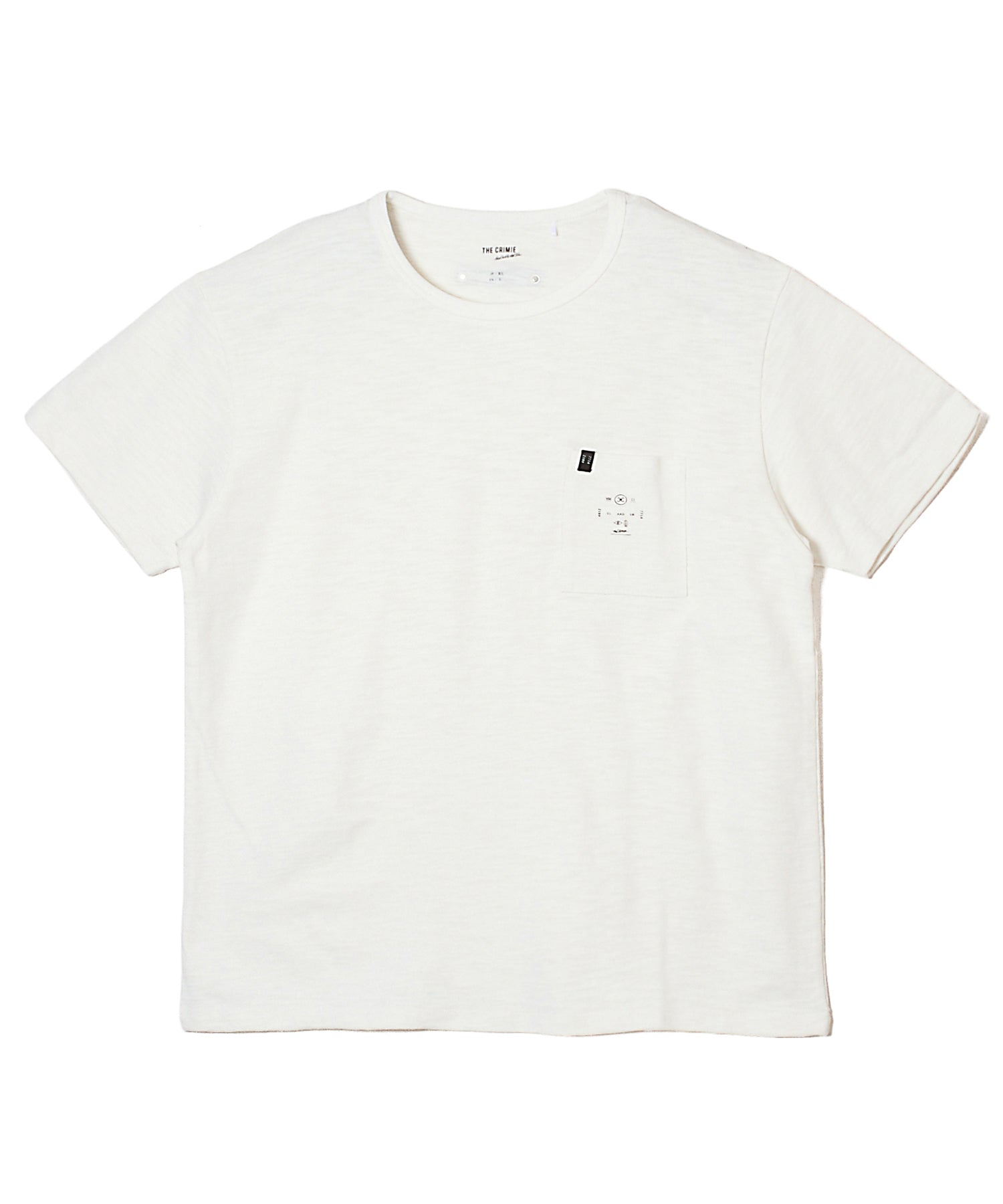 HEAVY OZ SLUB BINDER NECK POCKET T SHIRT