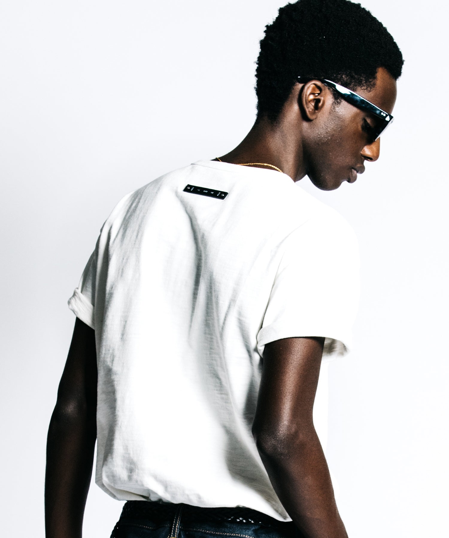 HEAVY OZ SLUB BINDER HENLY NECK POCKET T SHIRT