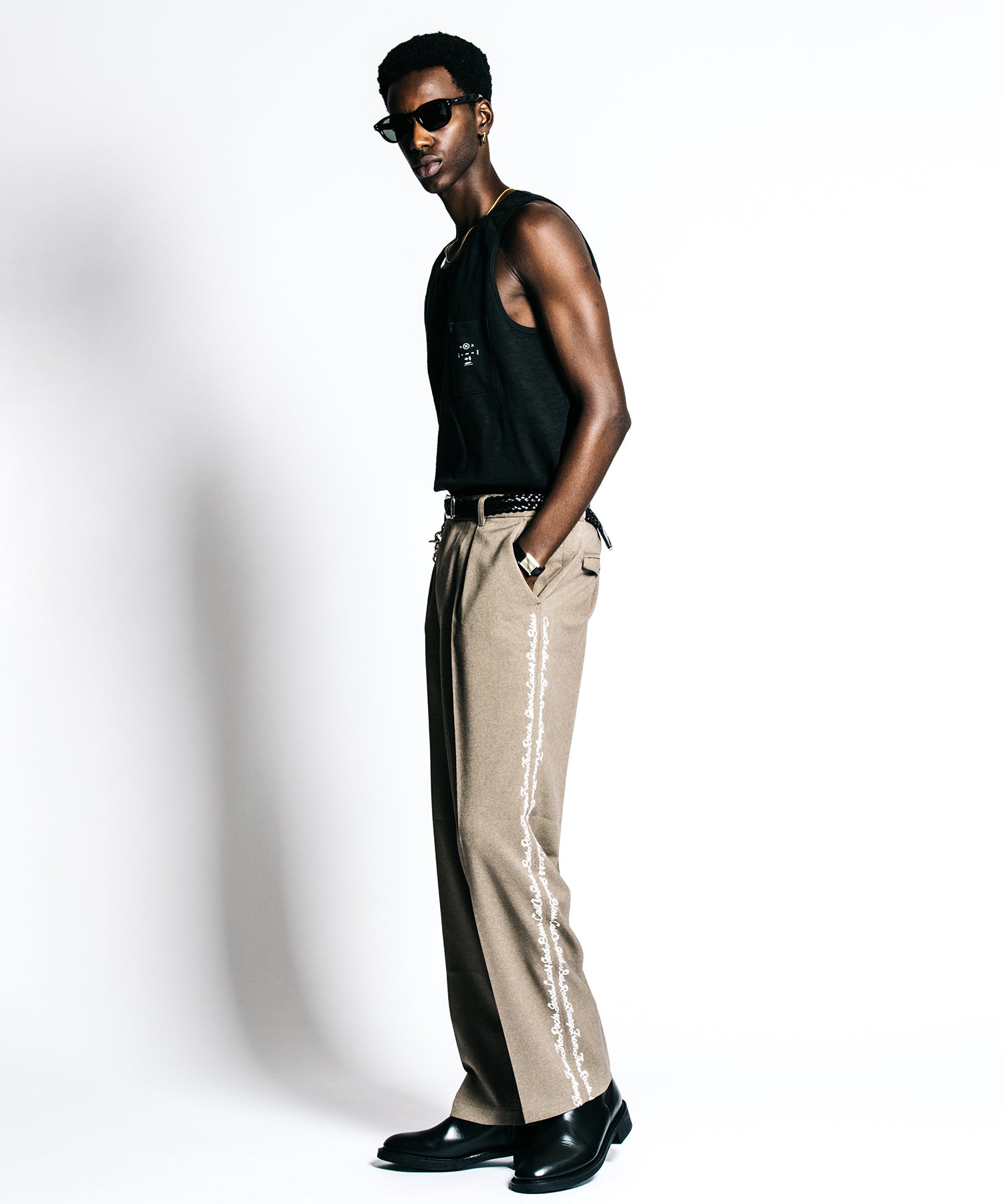 HEAVY OZ SLUB POCKET TANK TOP