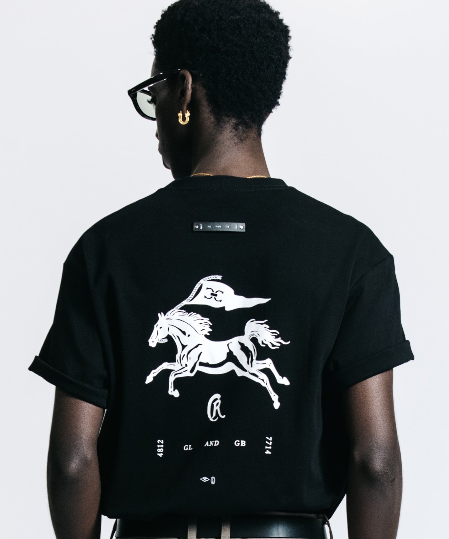 FLAG & CR MUSUTANG T SHIRT