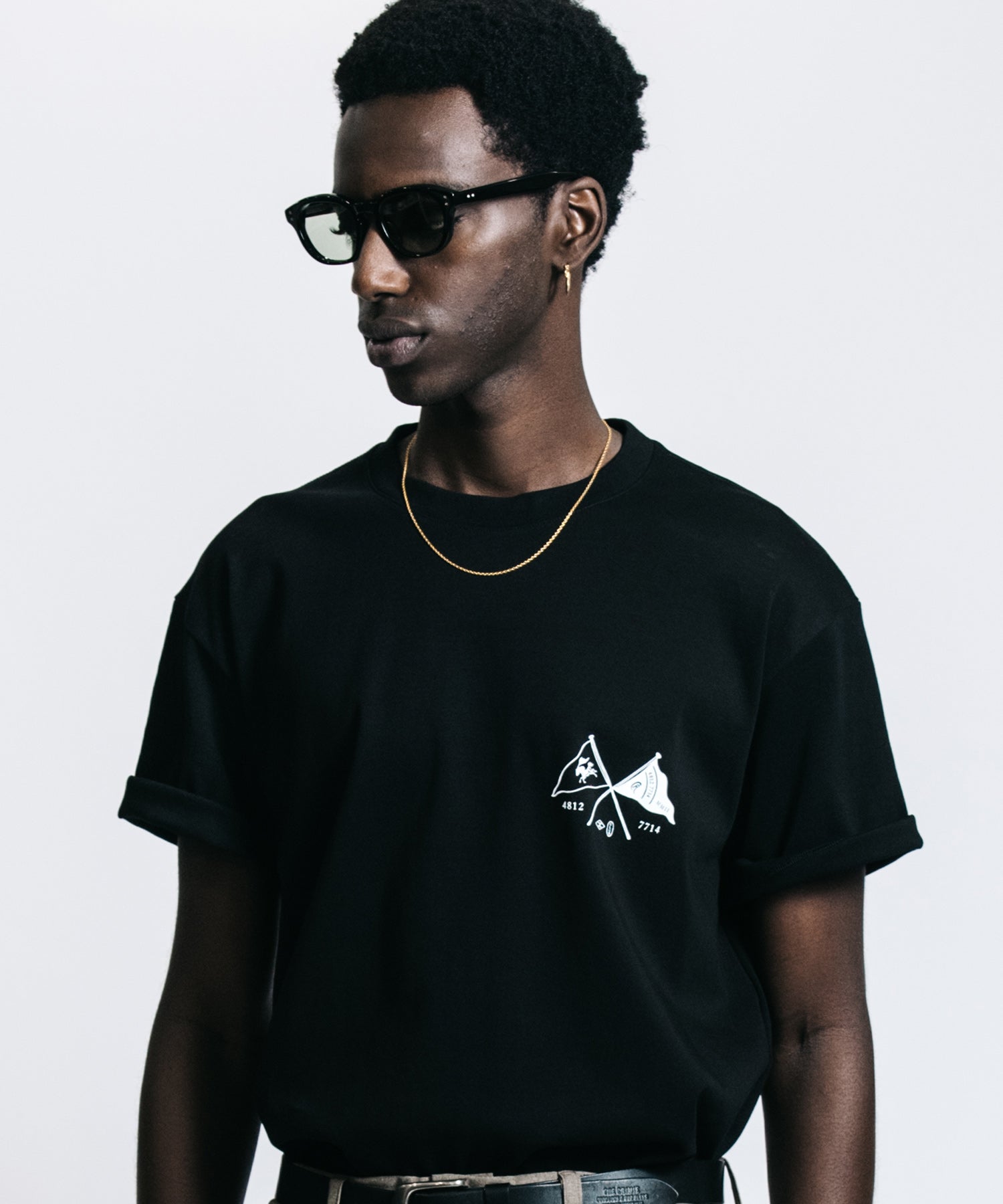 FLAG & CR MUSUTANG T SHIRT