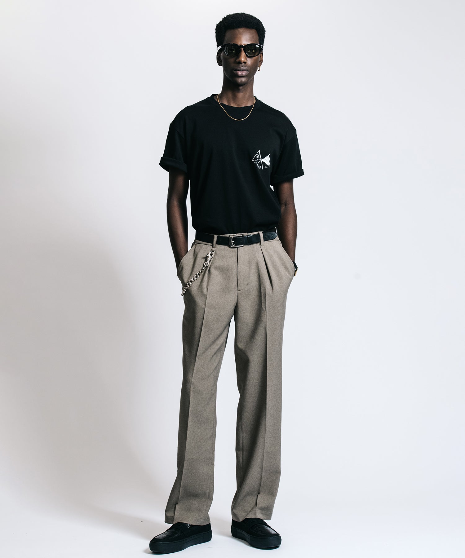 FLAG & CR MUSUTANG T SHIRT