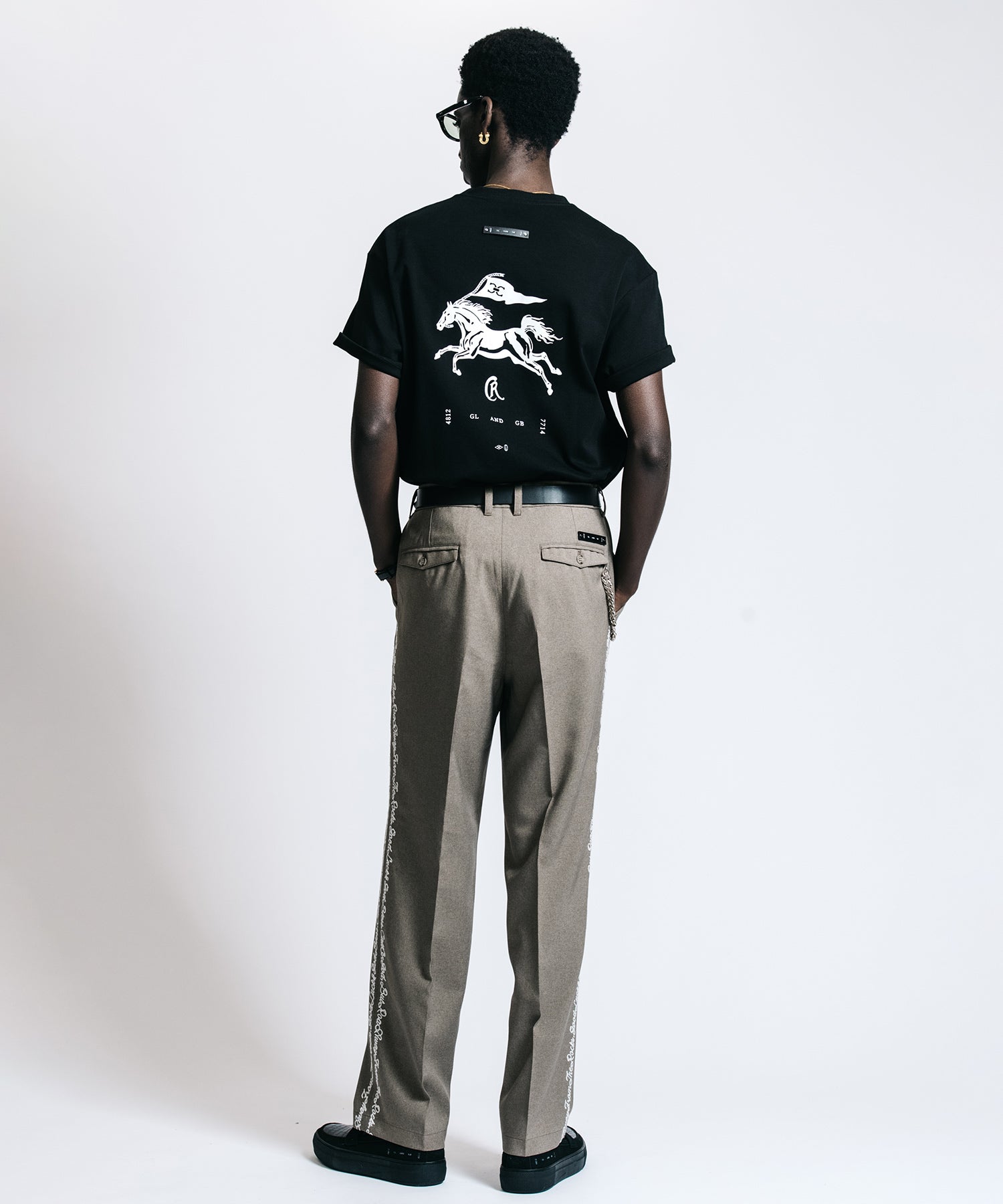 FLAG & CR MUSUTANG T SHIRT