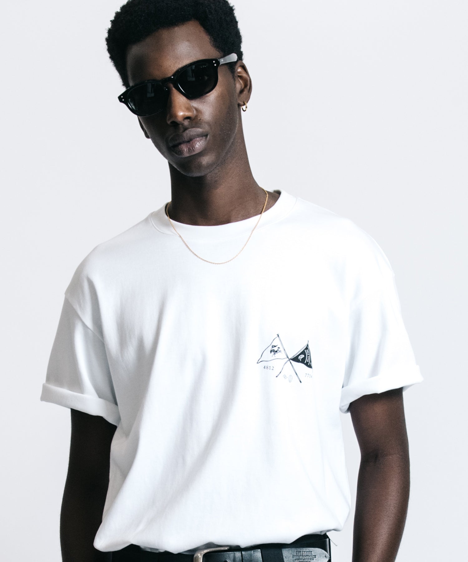 FLAG & CR MUSUTANG T SHIRT