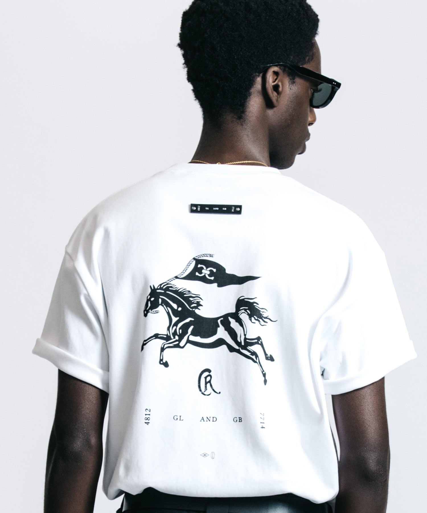 FLAG & CR MUSUTANG T SHIRT