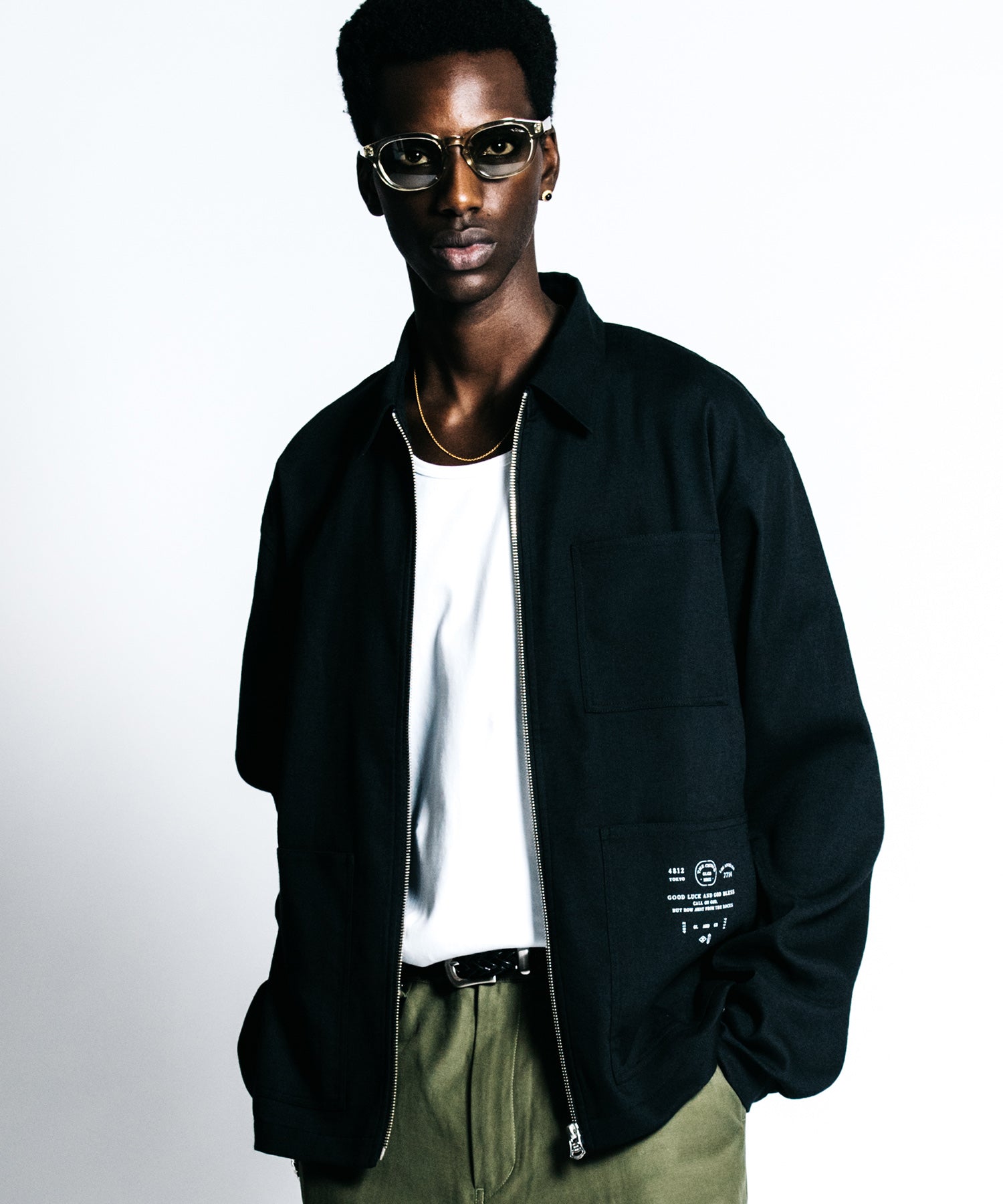 ZIP LINEN OX SHIRT JACKET – COOL TOUCH EASY CARE