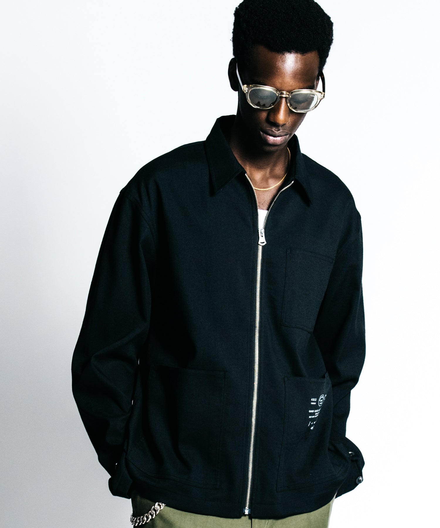 ZIP LINEN OX SHIRT JACKET – COOL TOUCH EASY CARE