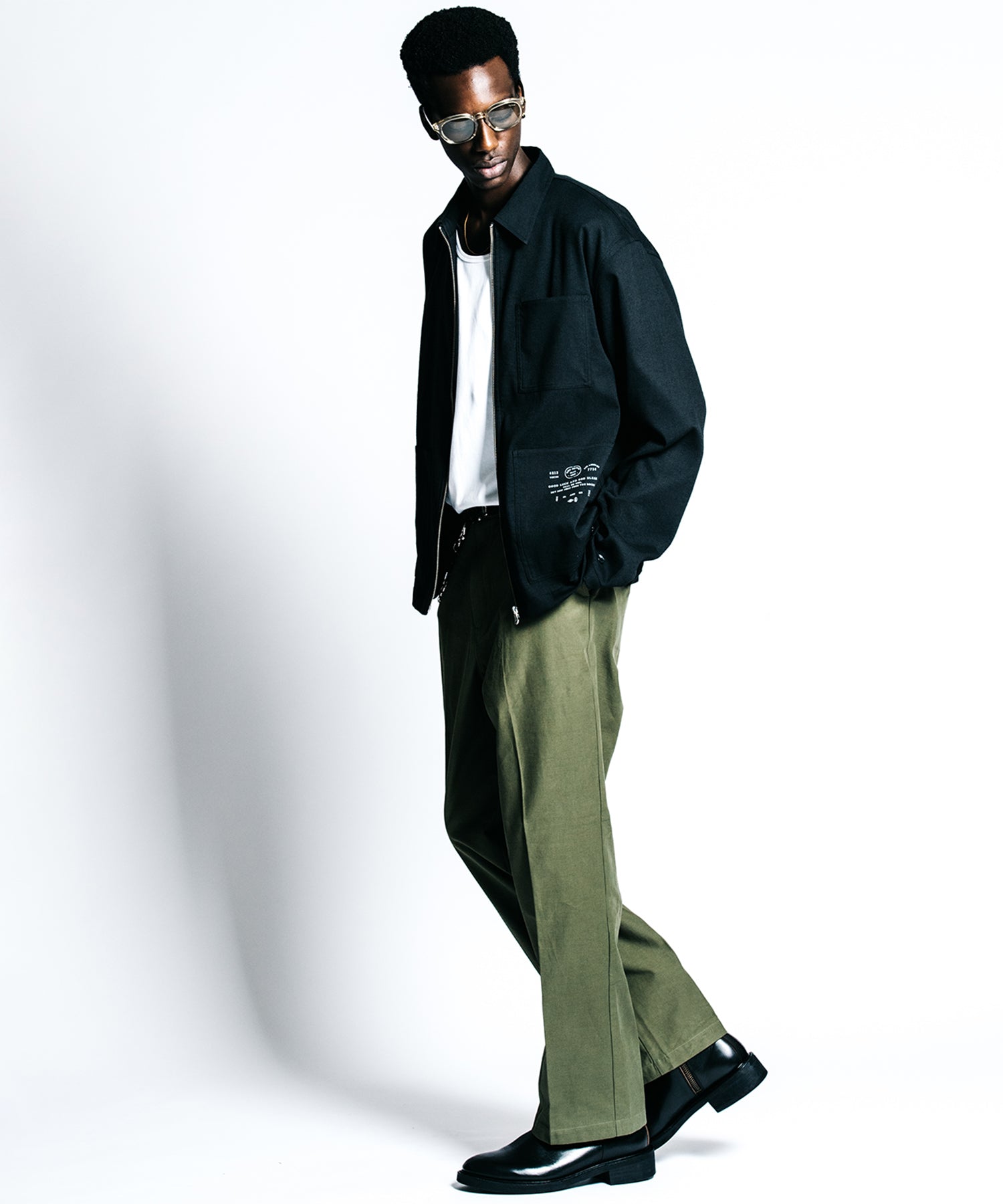 ZIP LINEN OX SHIRT JACKET – COOL TOUCH EASY CARE