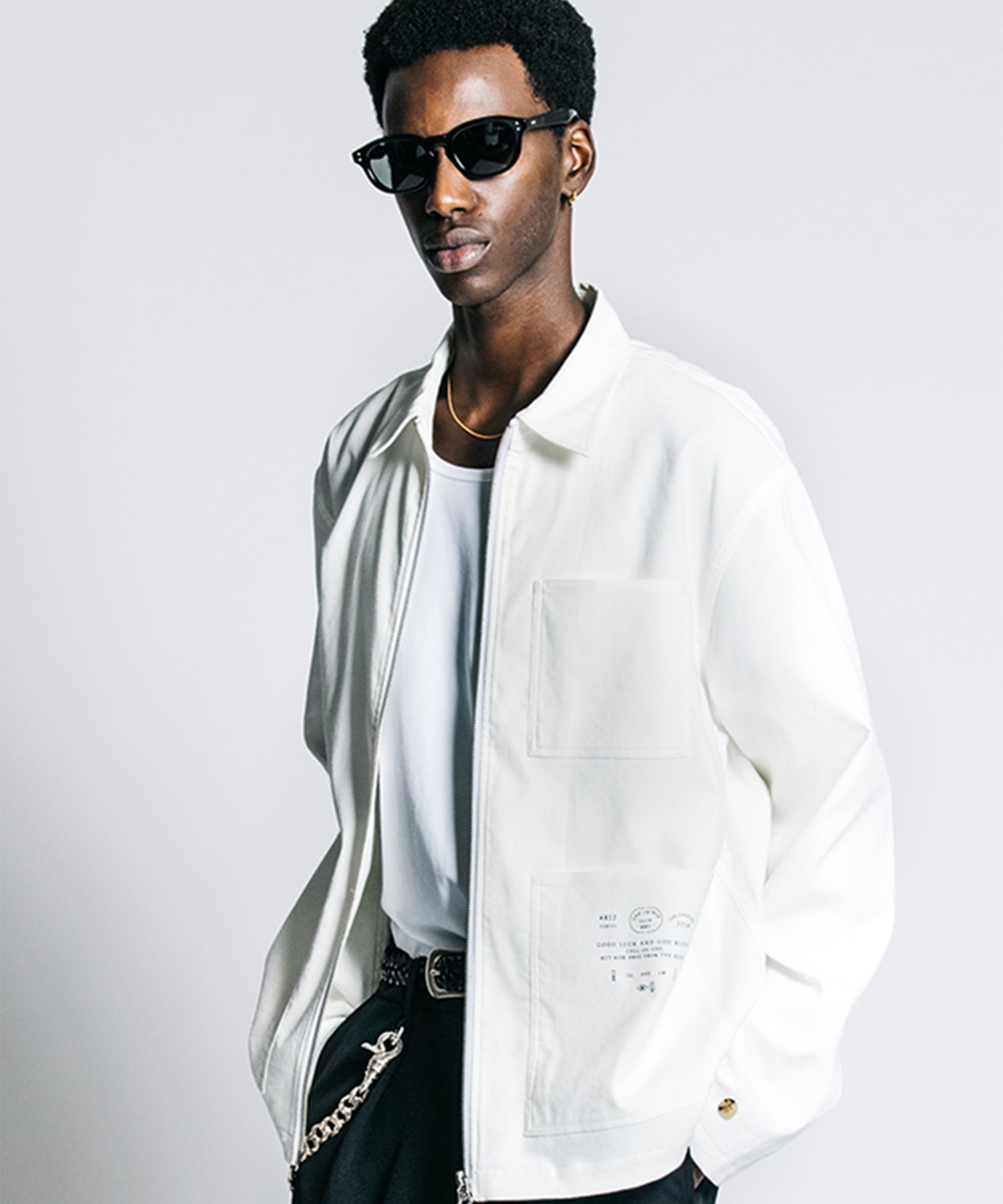 ZIP LINEN OX SHIRT JACKET – COOL TOUCH EASY CARE