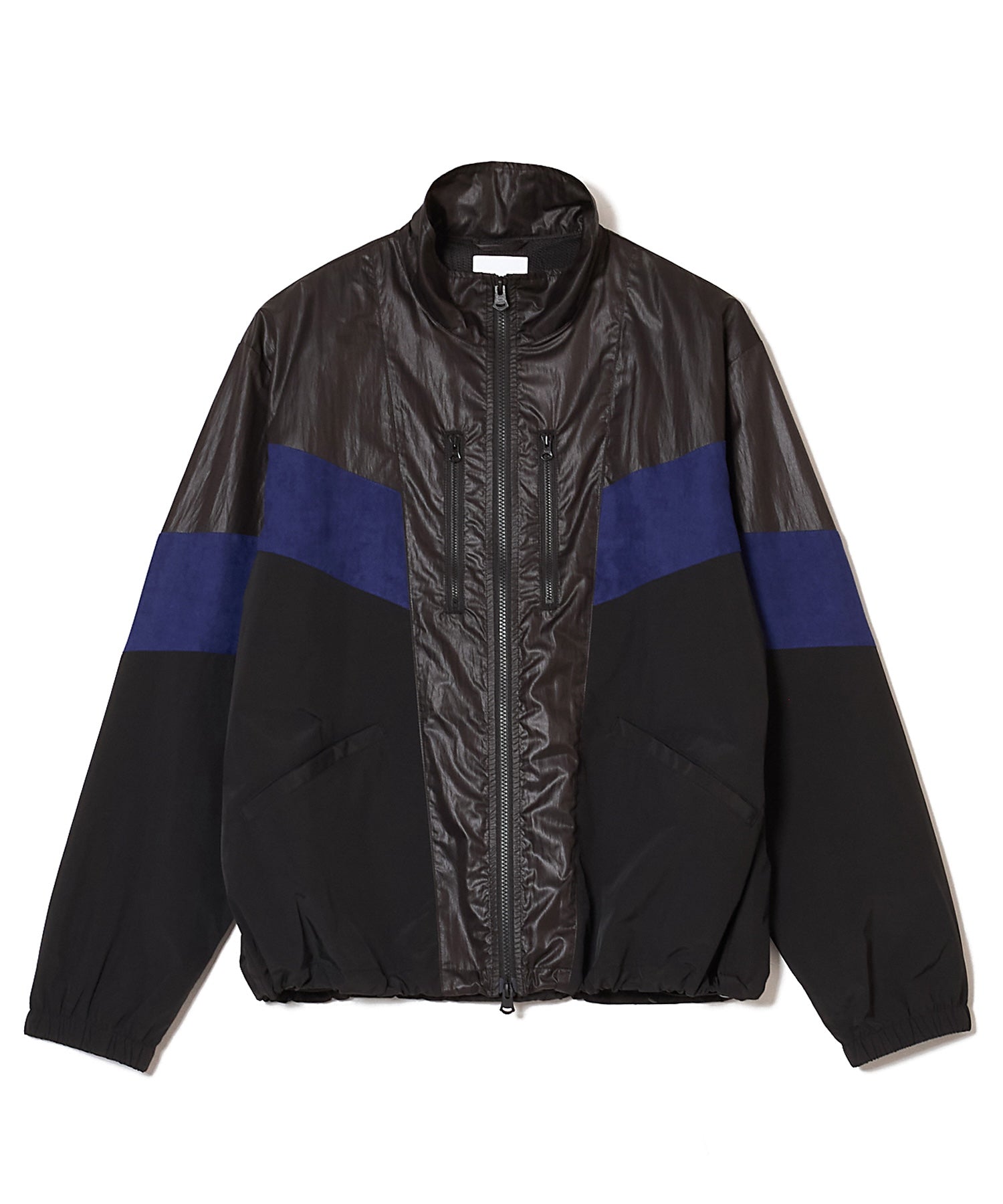 HYBRID TRACK JACKET – LUX FAKE SUEDE PANEL