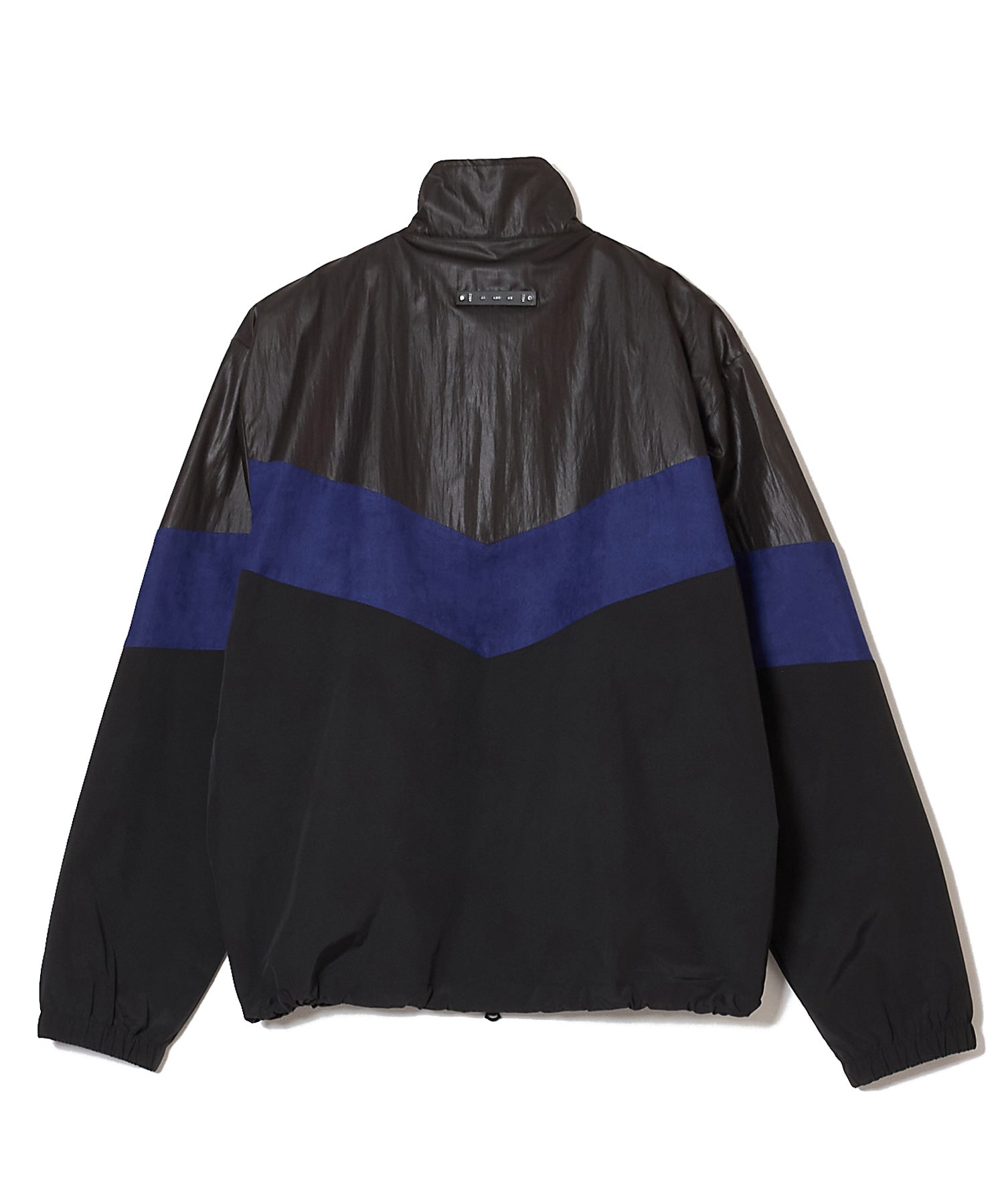 HYBRID TRACK JACKET – LUX FAKE SUEDE PANEL