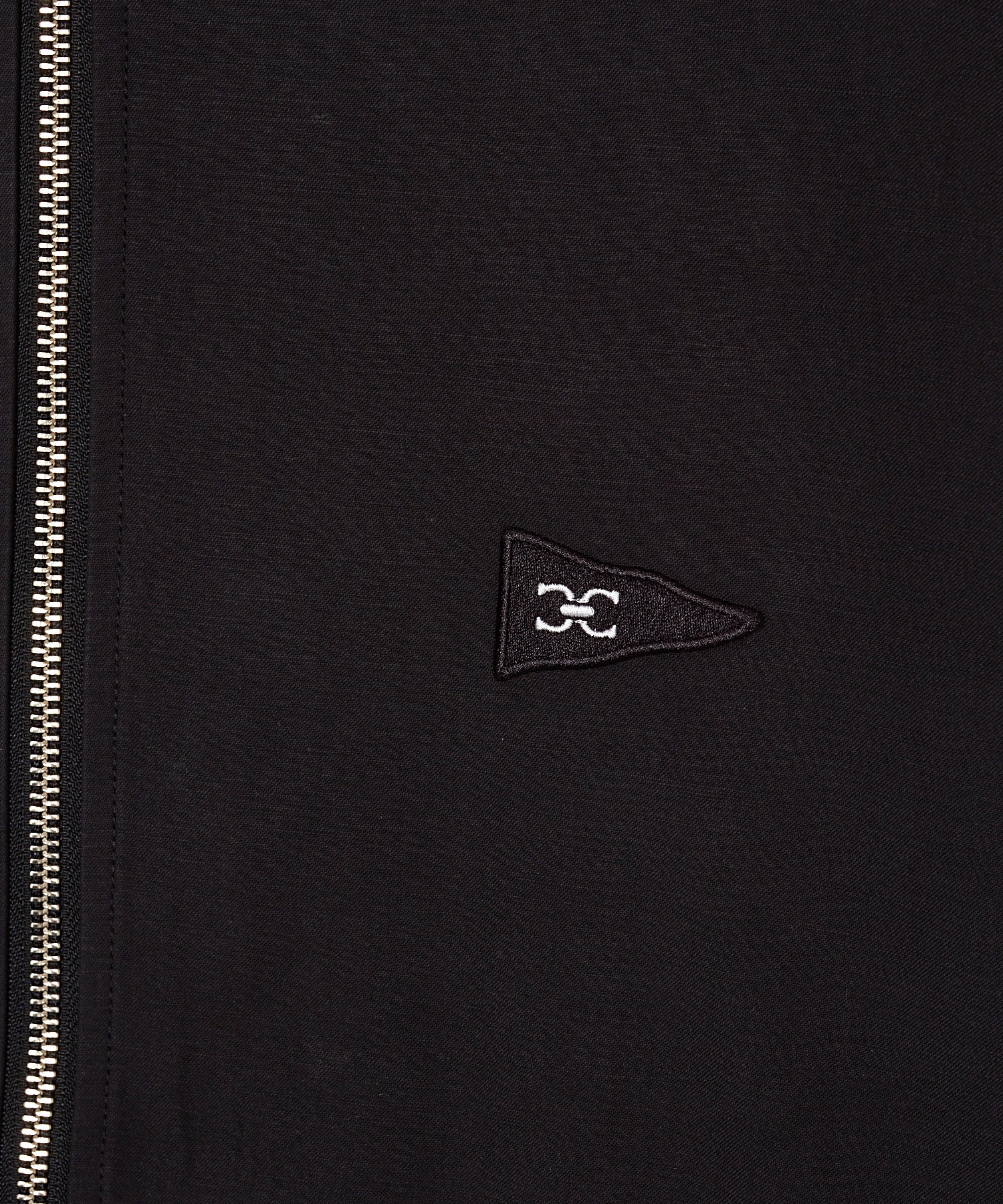 CR MUSTANG EMBROIDERY ZIP BLOUSON – BACK SATIN