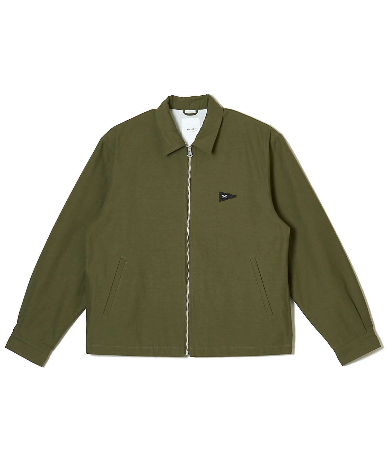 CR MUSTANG EMBROIDERY ZIP BLOUSON – BACK SATIN