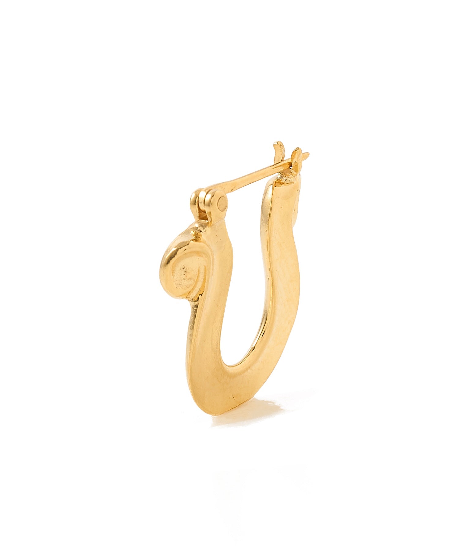LETTER RIBBON HORSE SHOE PIERCE 24KDP