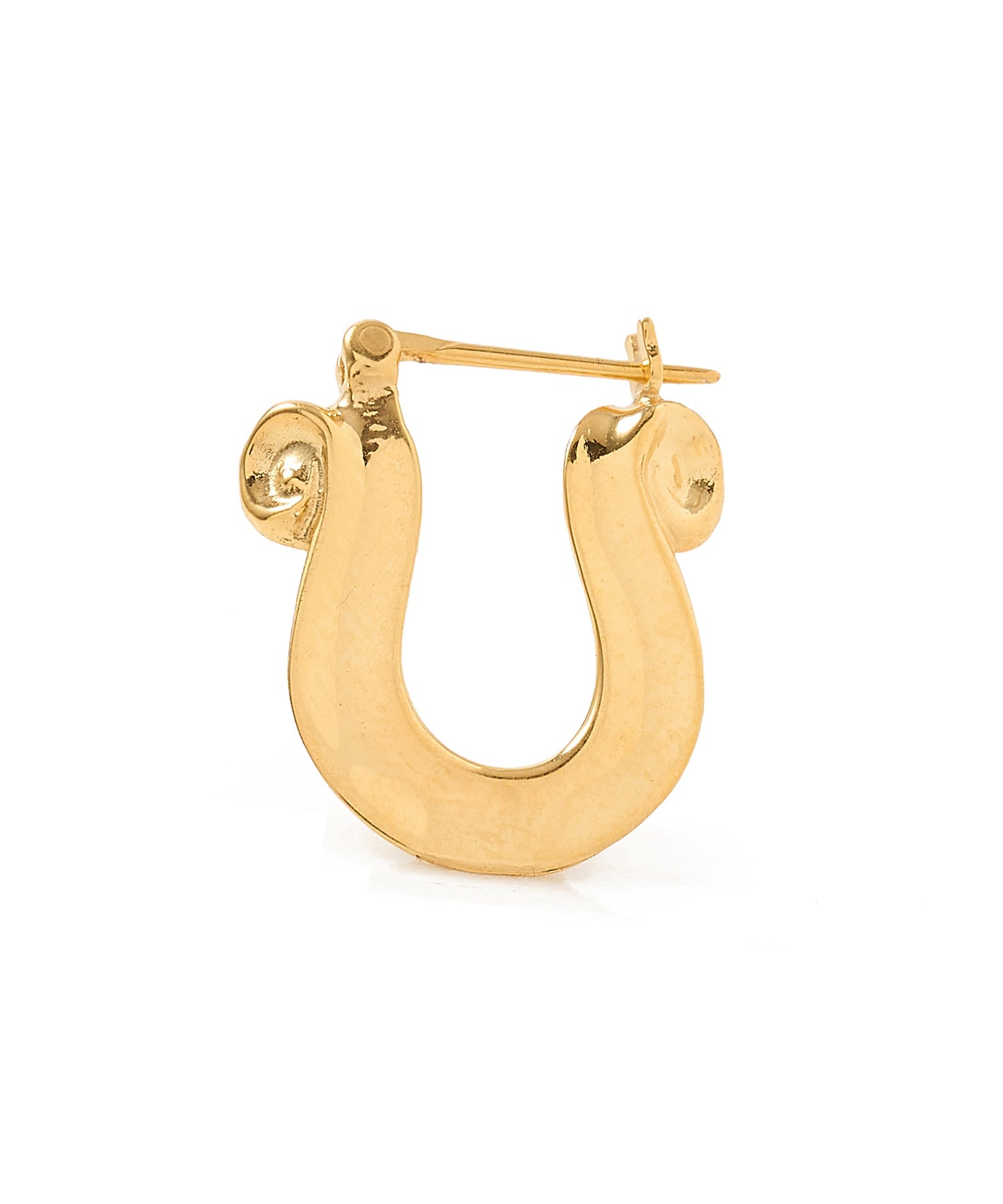 LETTER RIBBON HORSE SHOE PIERCE 24KDP