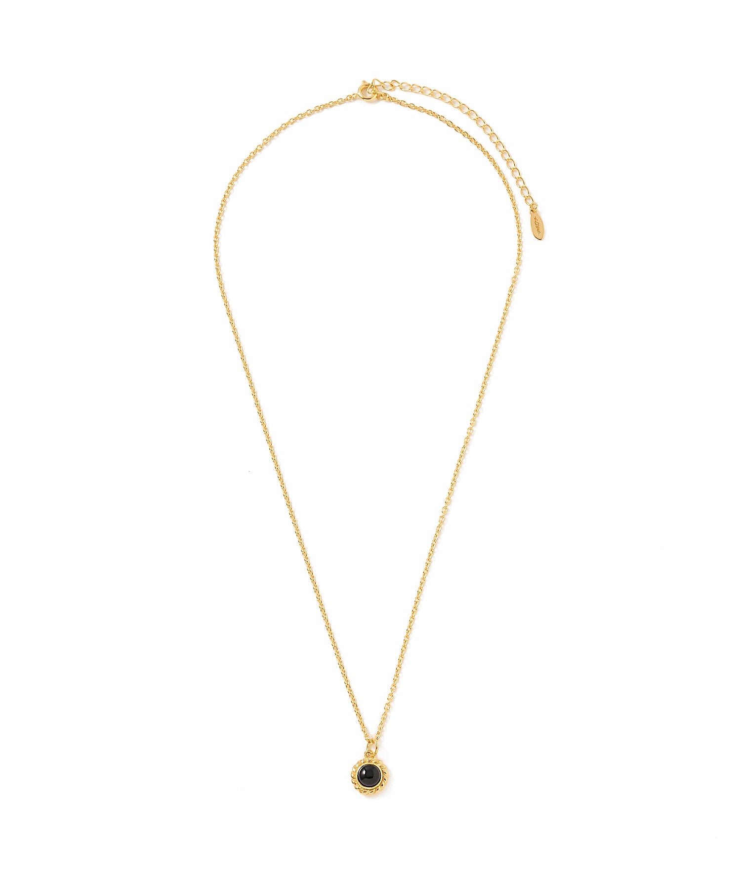 STONE SILVER NECKLACE 24KPD