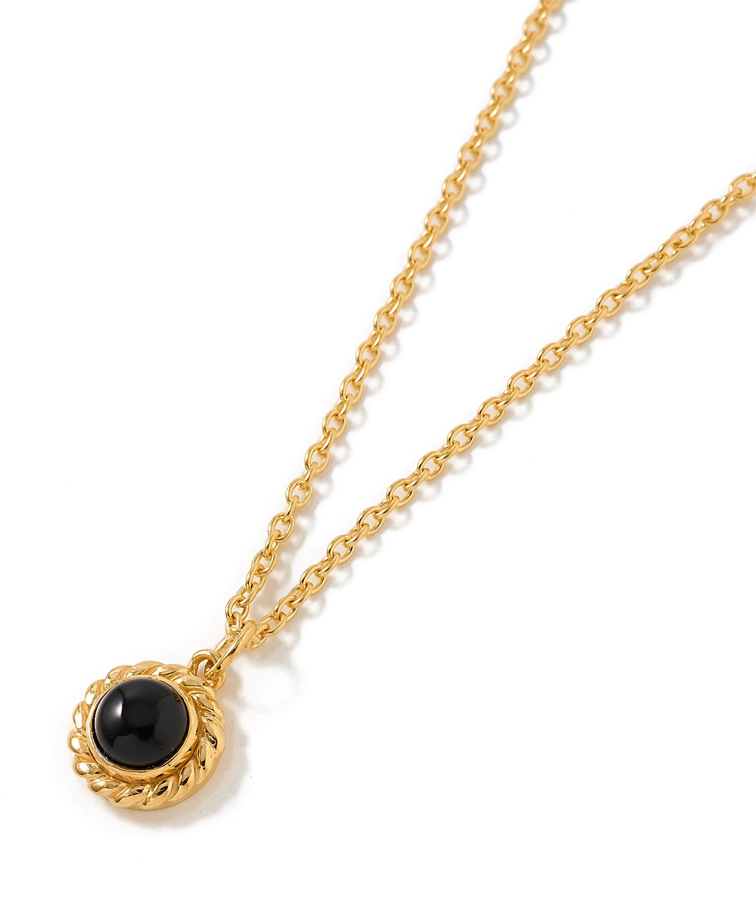 STONE SILVER NECKLACE 24KPD