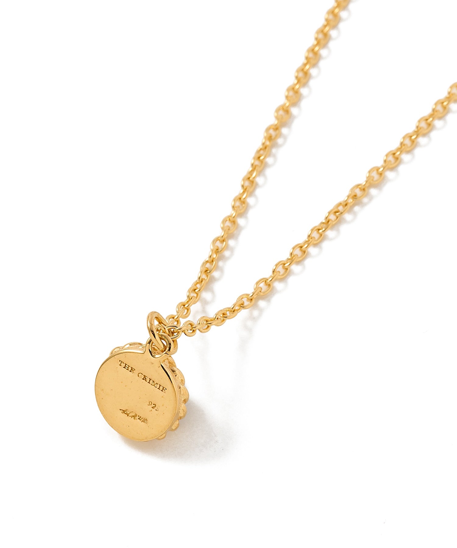 STONE SILVER NECKLACE 24KPD