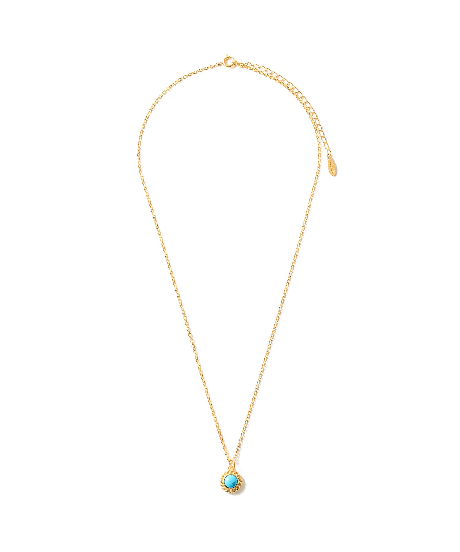 STONE SILVER NECKLACE 24KPD