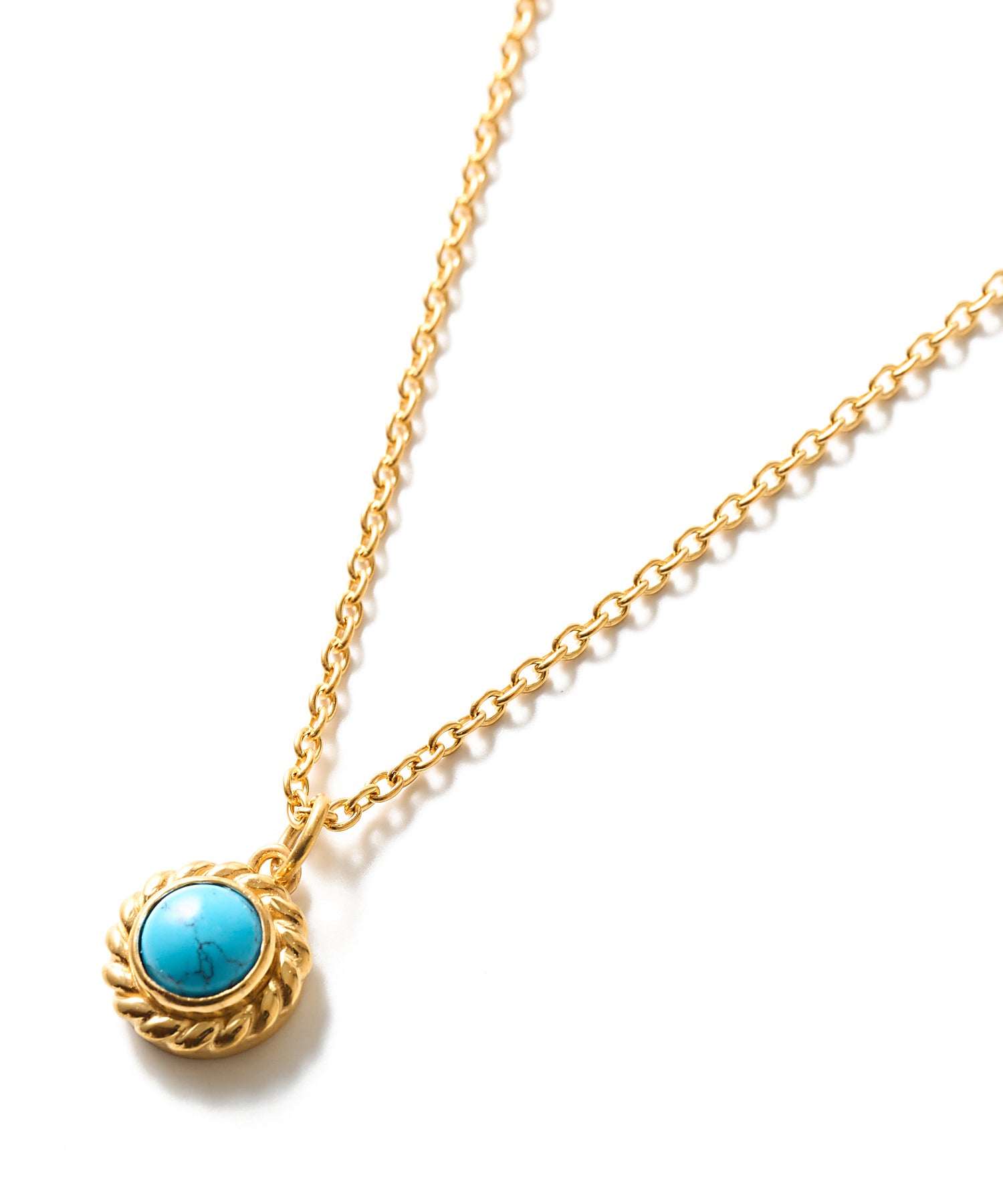 STONE SILVER NECKLACE 24KPD