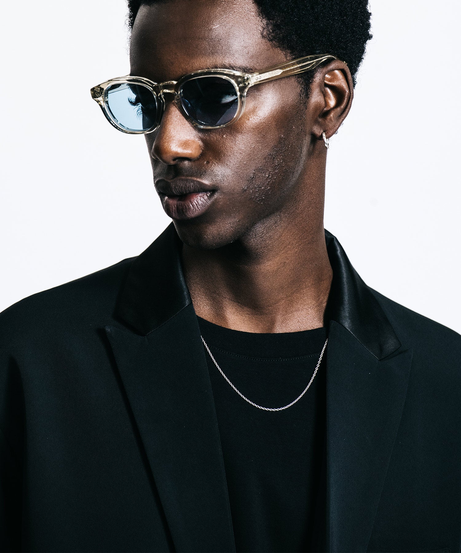 FINE SLIM CHAIN NECKLACE 48-55cm