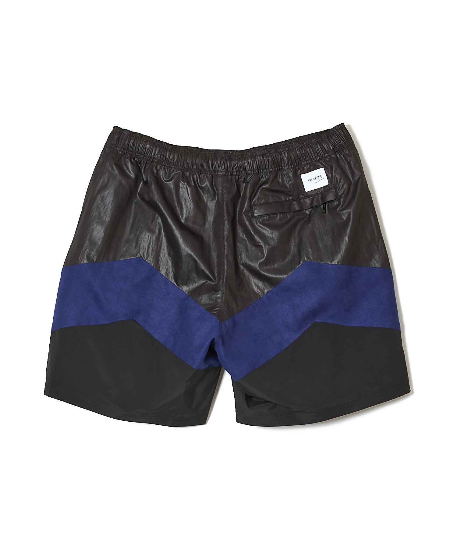 HYBRID TRACK SHORTS – LUX FAKE SUEDE PANEL