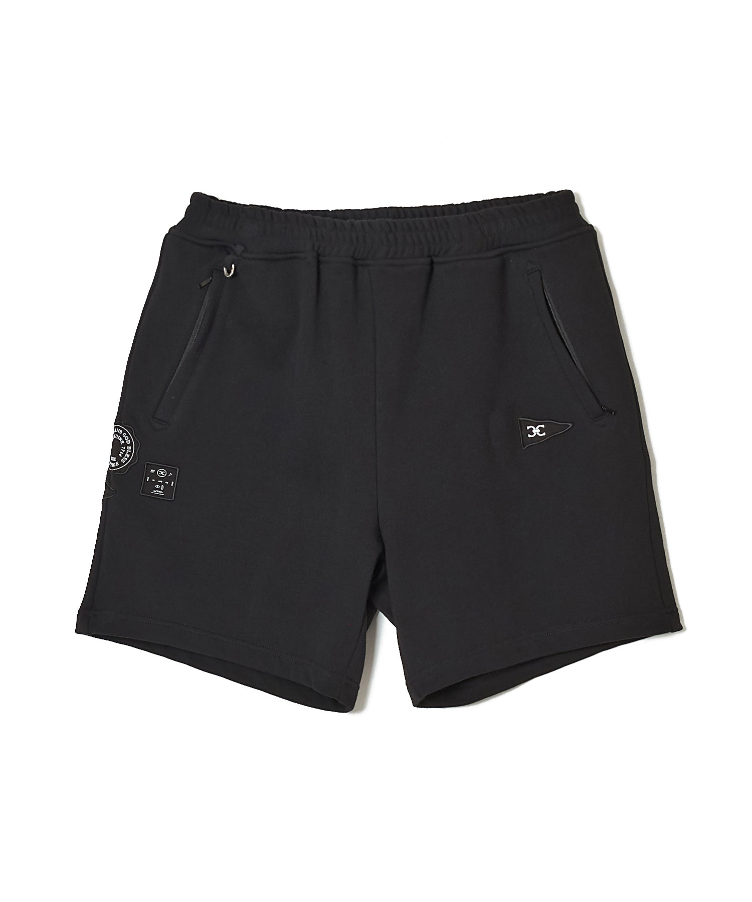 PATCHWORK LOGO SWEAT SHORTS