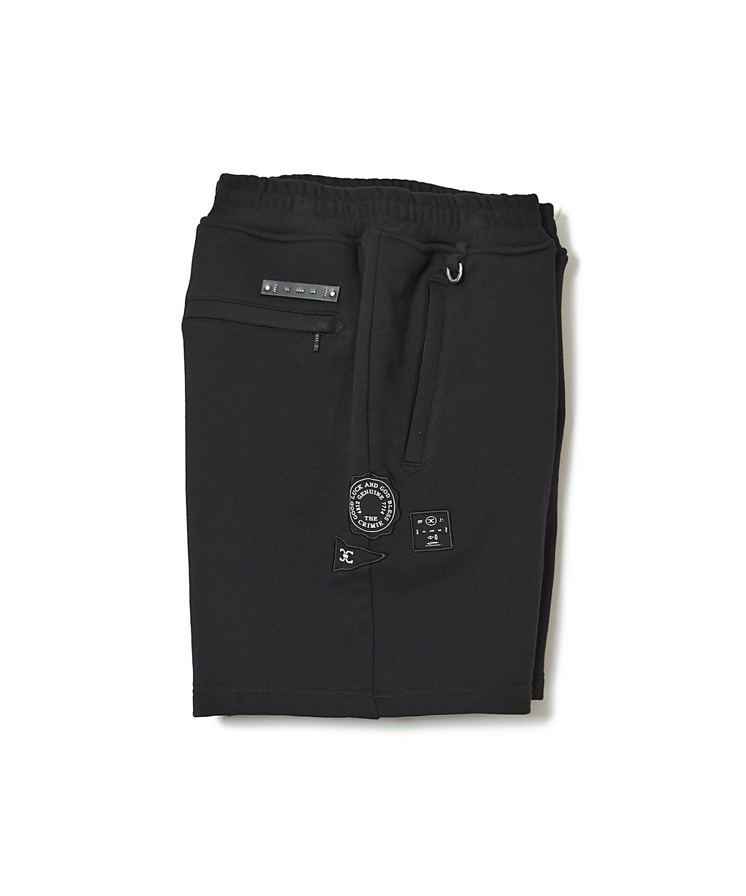 PATCHWORK LOGO SWEAT SHORTS