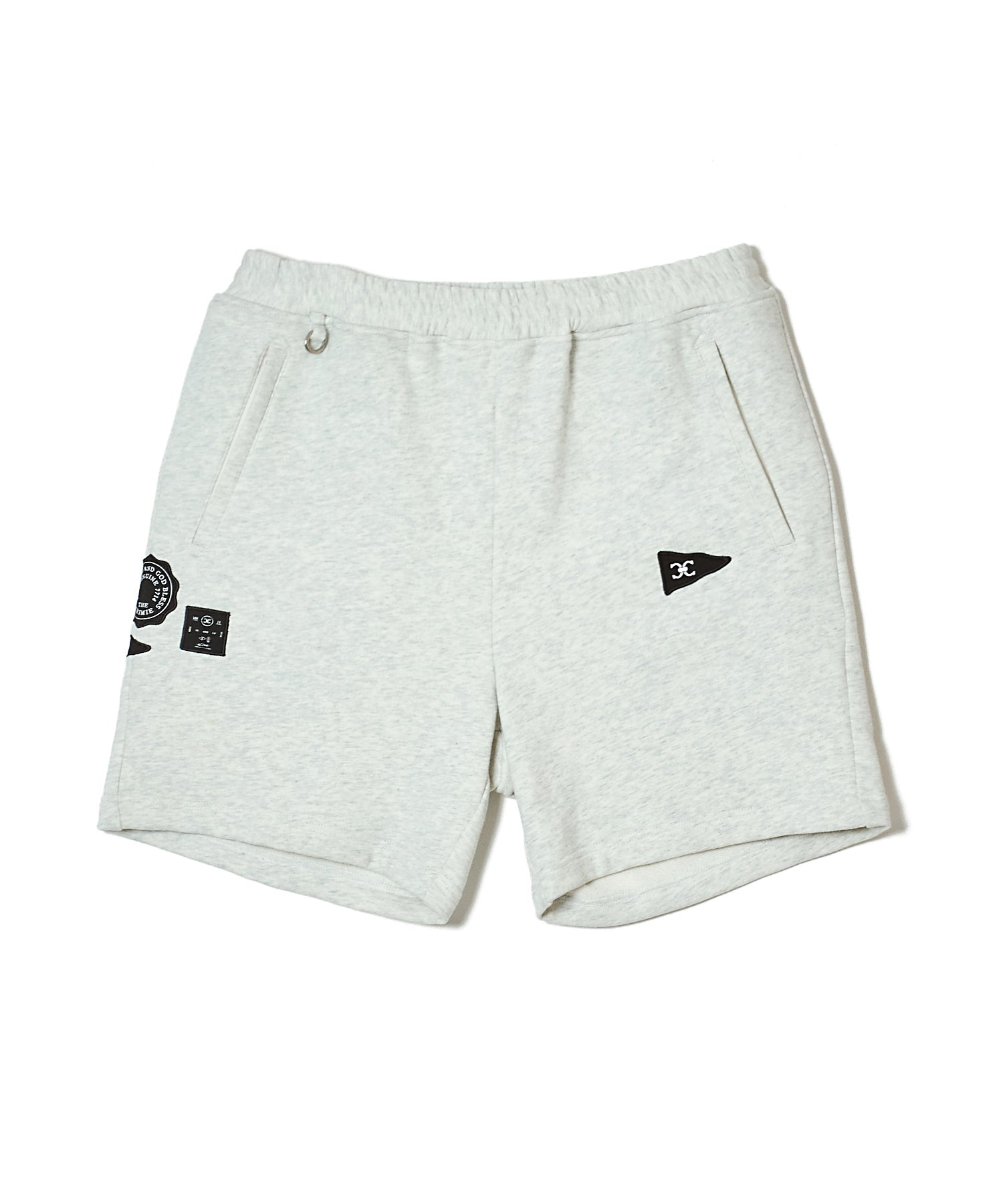 PATCHWORK LOGO SWEAT SHORTS