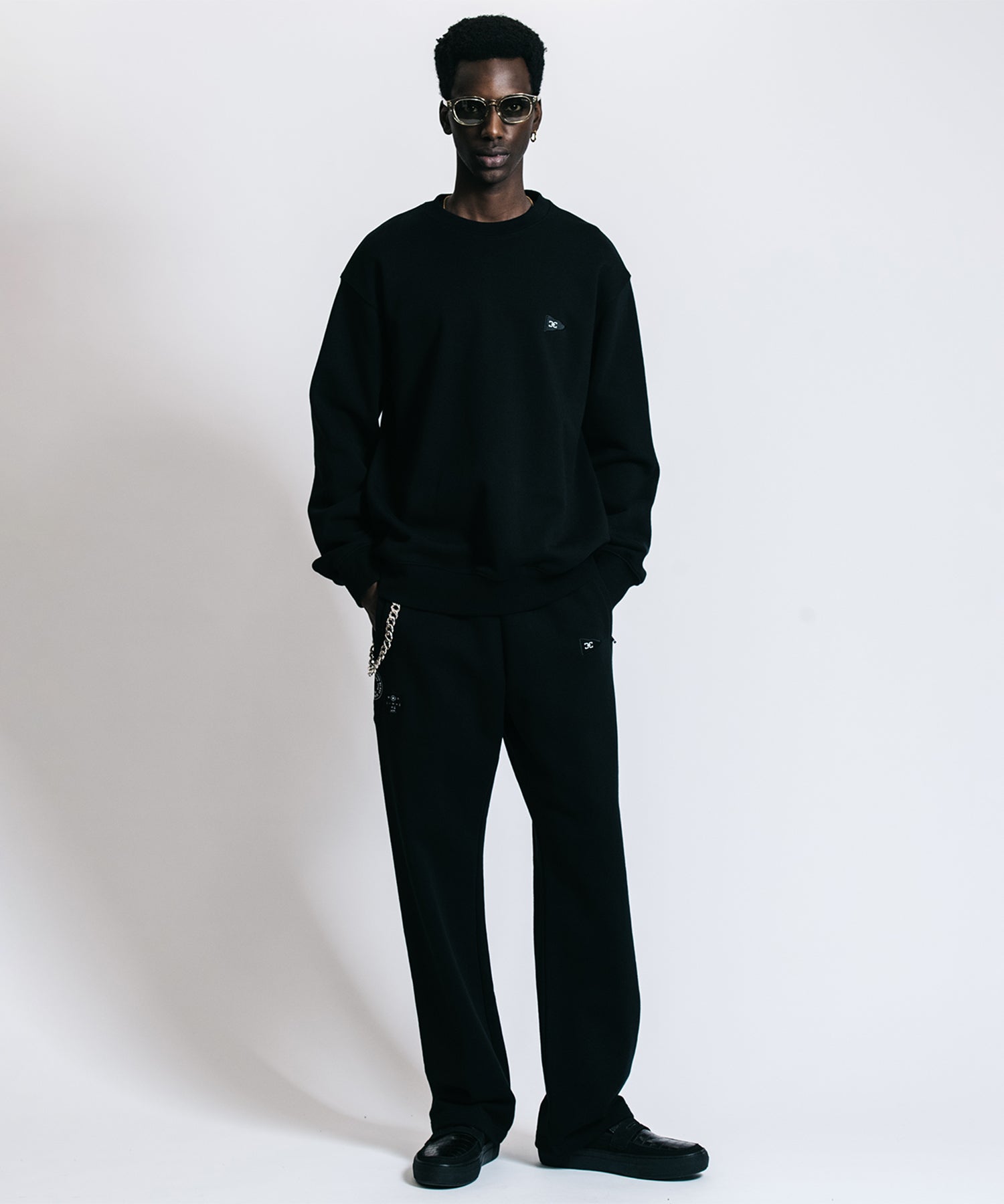 SIGNATURE PATCHWORK SWEAT PANTS