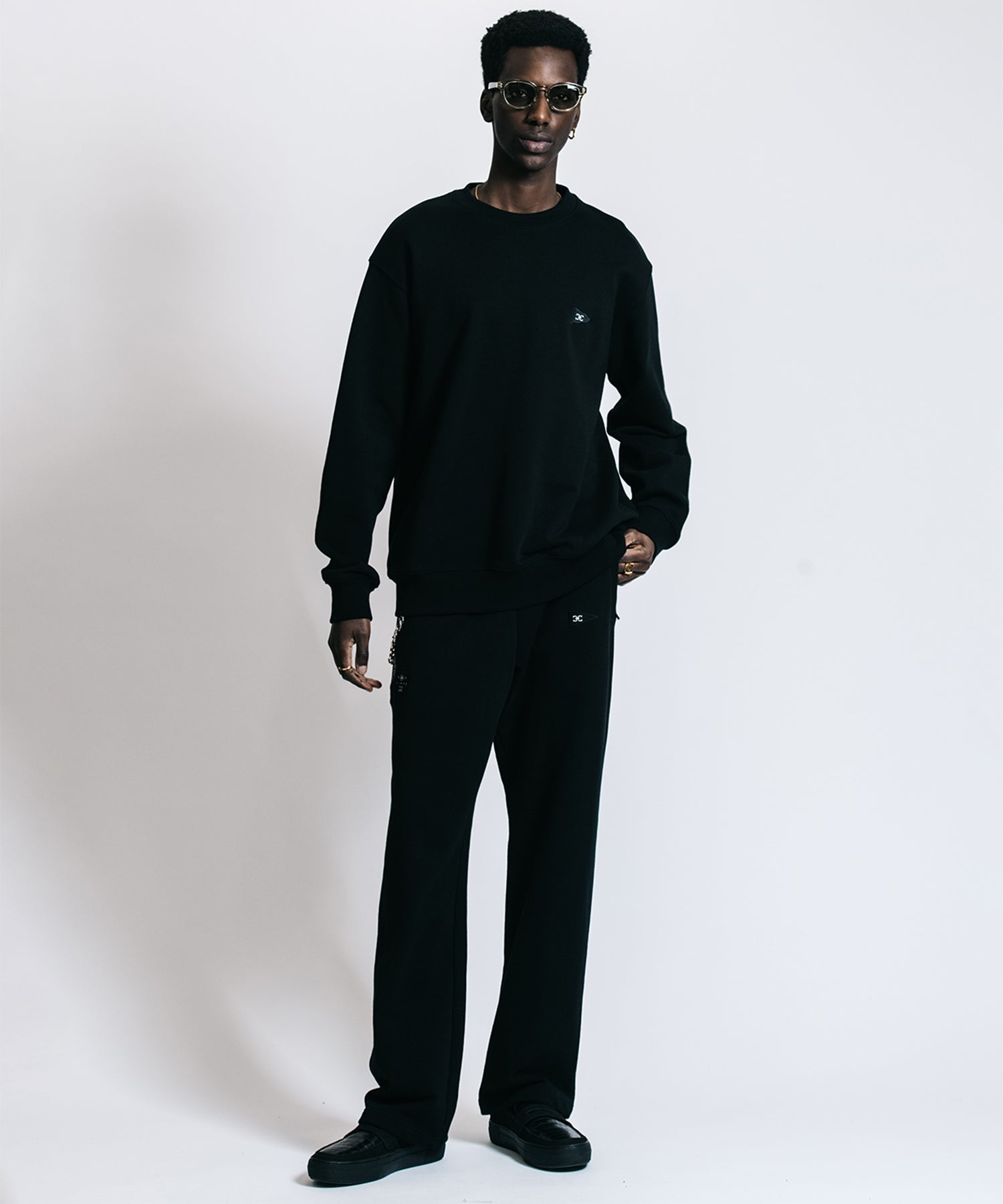 SIGNATURE PATCHWORK SWEAT PANTS