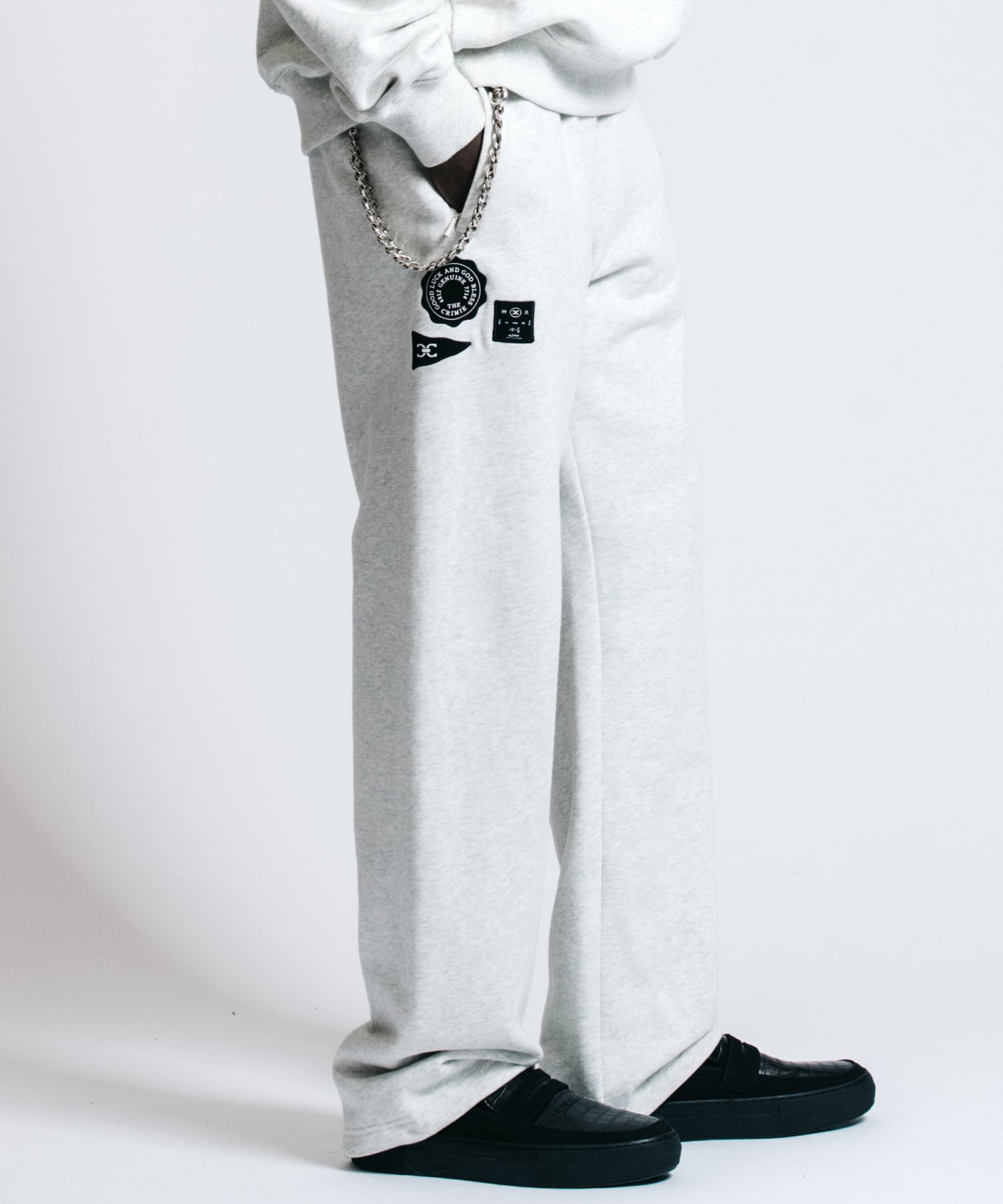 SIGNATURE PATCHWORK SWEAT PANTS