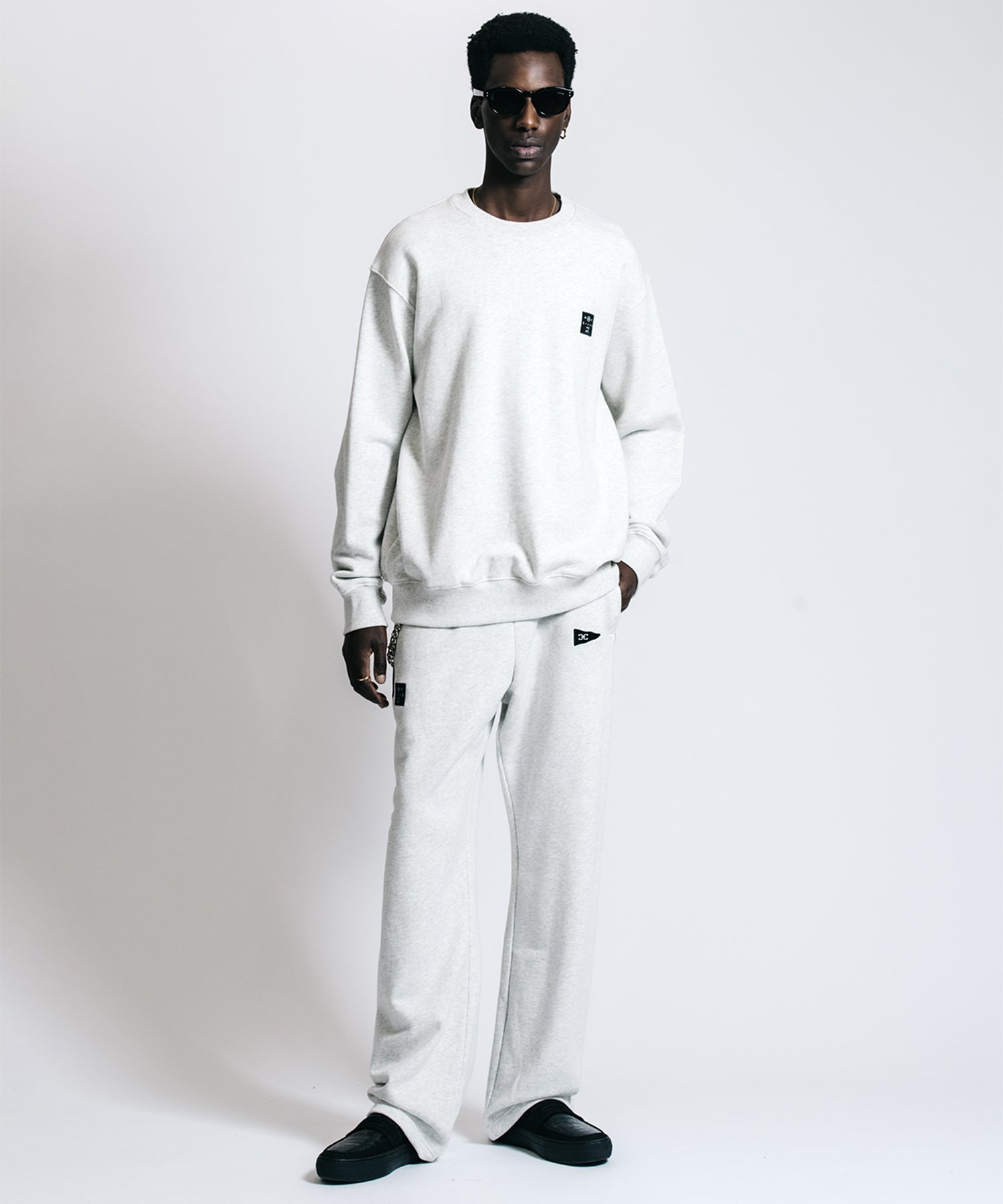 SIGNATURE PATCHWORK SWEAT PANTS