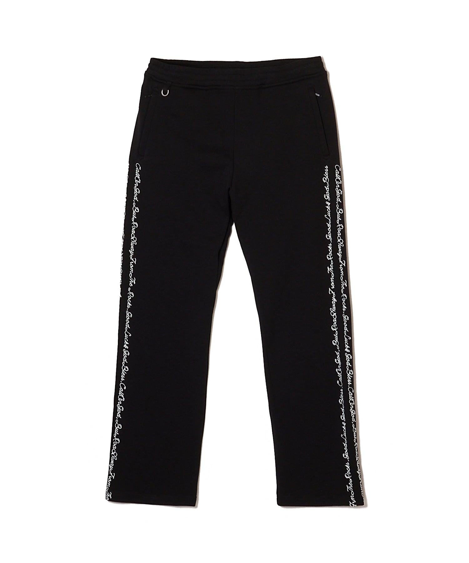 SCRIPT DOUBLE-LINE CHAIN STITCH SWEAT PANTS