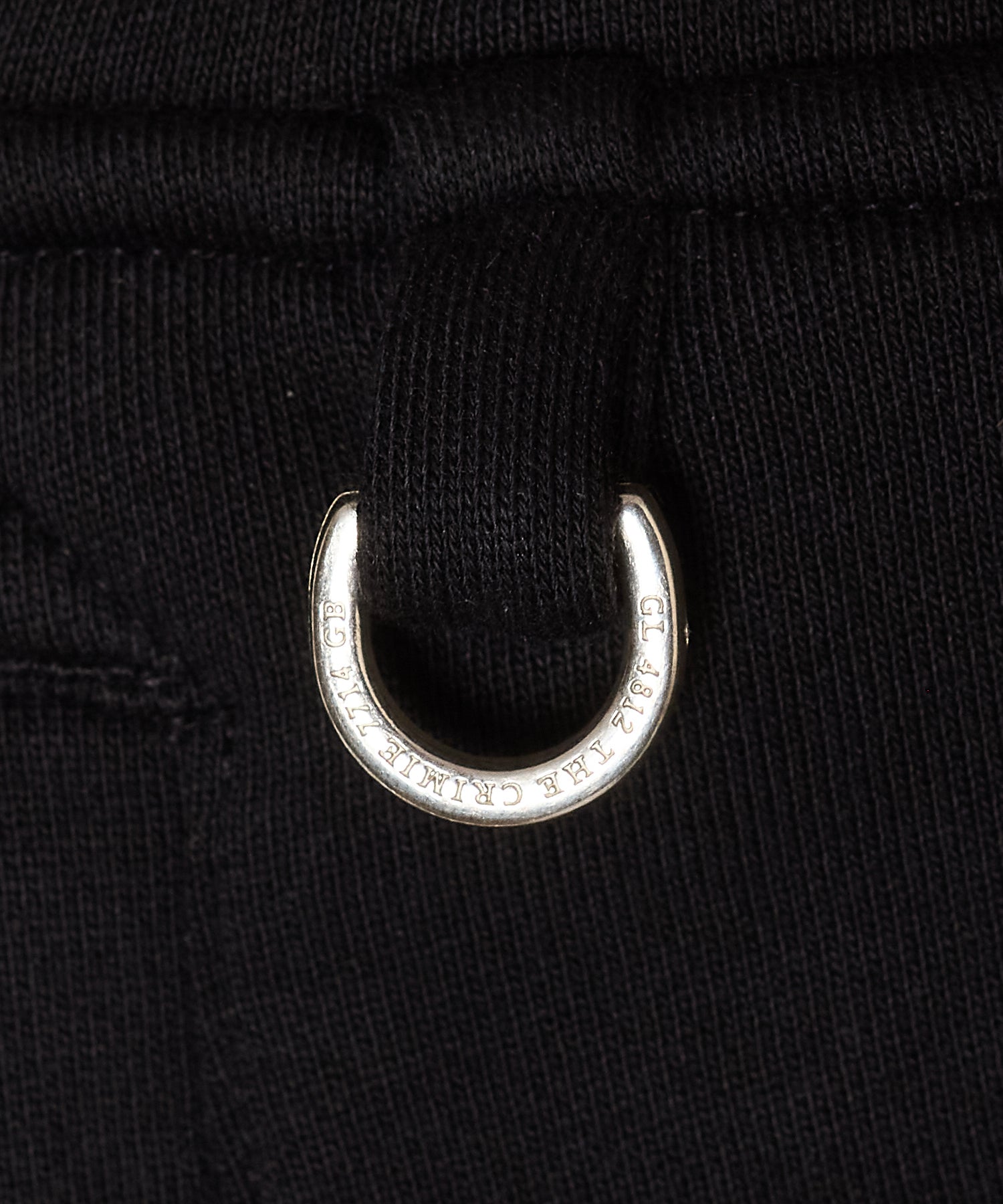 SCRIPT DOUBLE-LINE CHAIN STITCH SWEAT PANTS