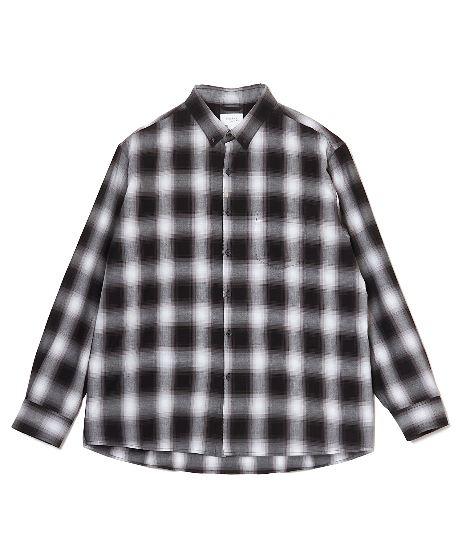 OMBRE CHECK B.D L/S WIDE SHIRT