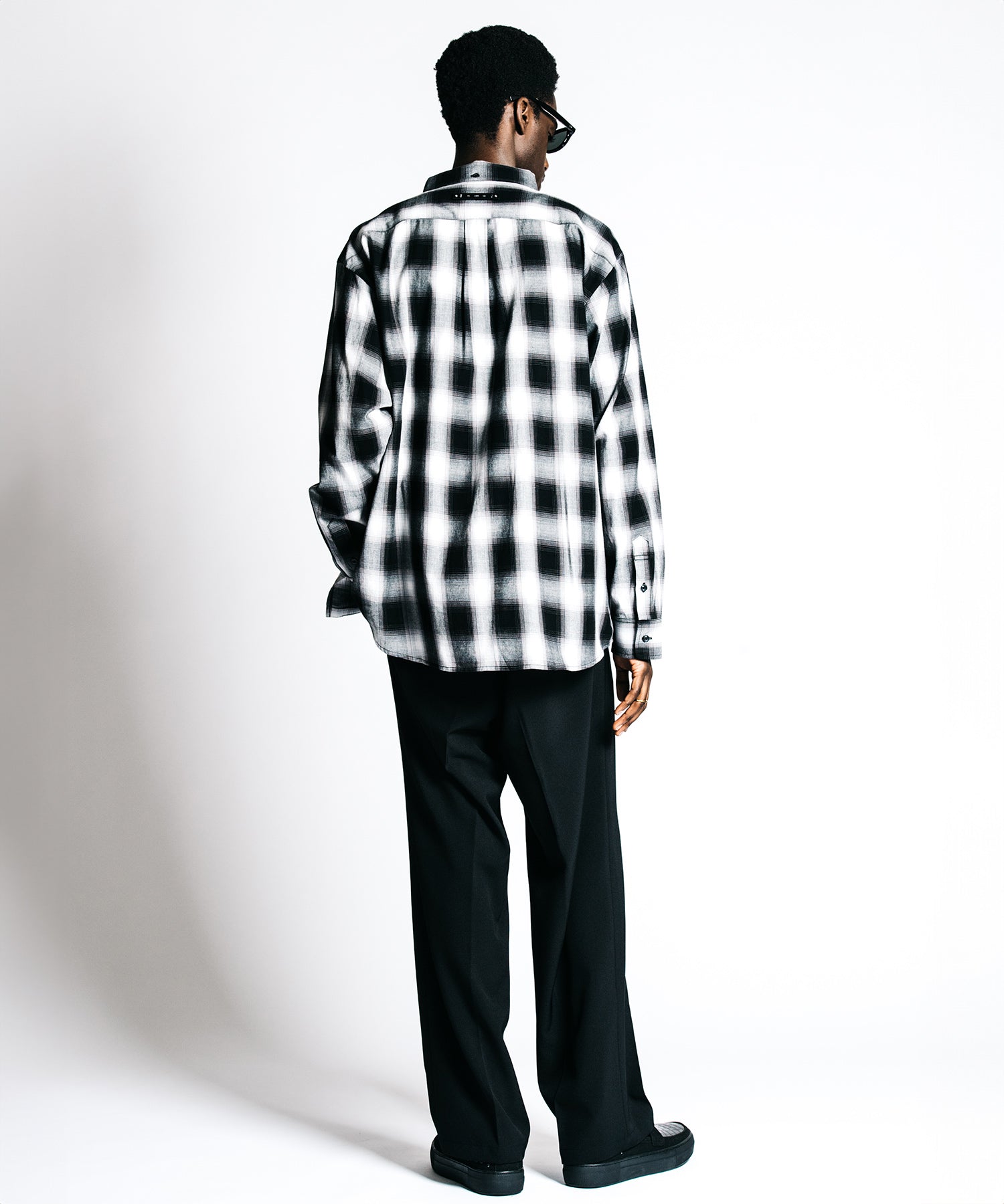 OMBRE CHECK B.D L/S WIDE SHIRT